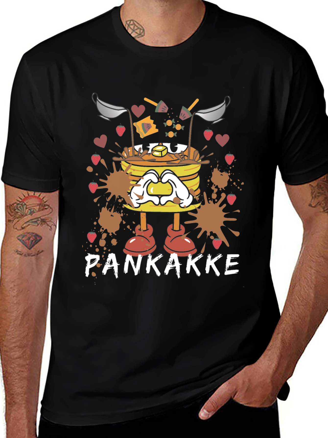 Variant 13 of Pankakke Cartoon Graphic T-Shirt
