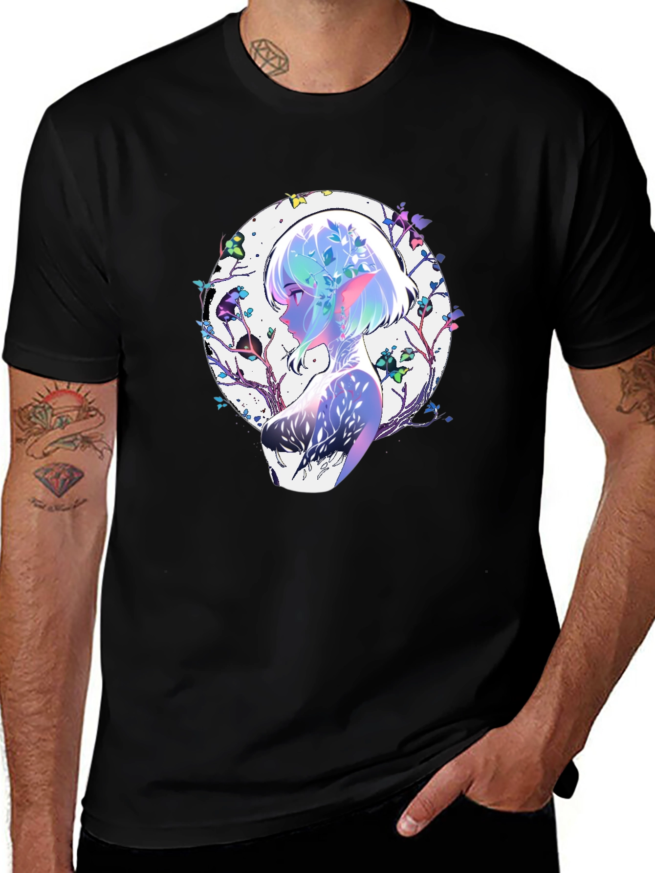 Variant 29 of Anime Girl Nature T-Shirt
