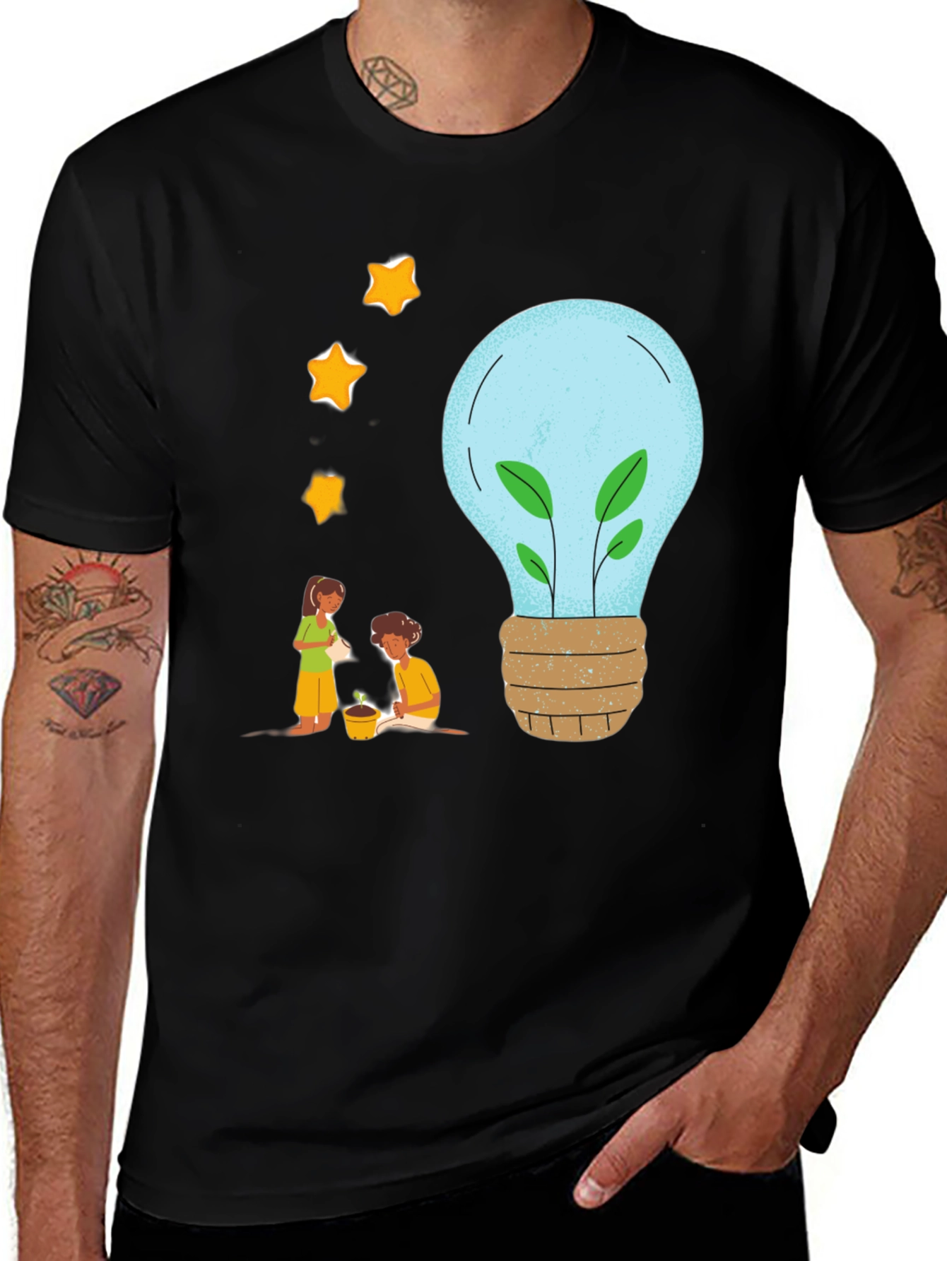 Variant 25 of Eco-Friendly Graphic Tee - Plant a Brighter Future