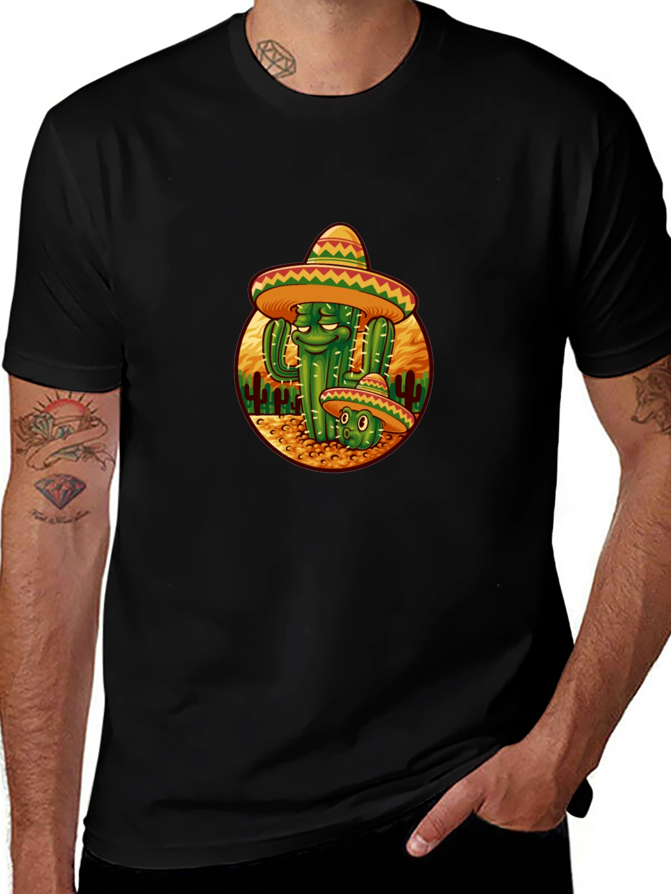 Variant 21 of Cactus Sombrero Graphic Tee
