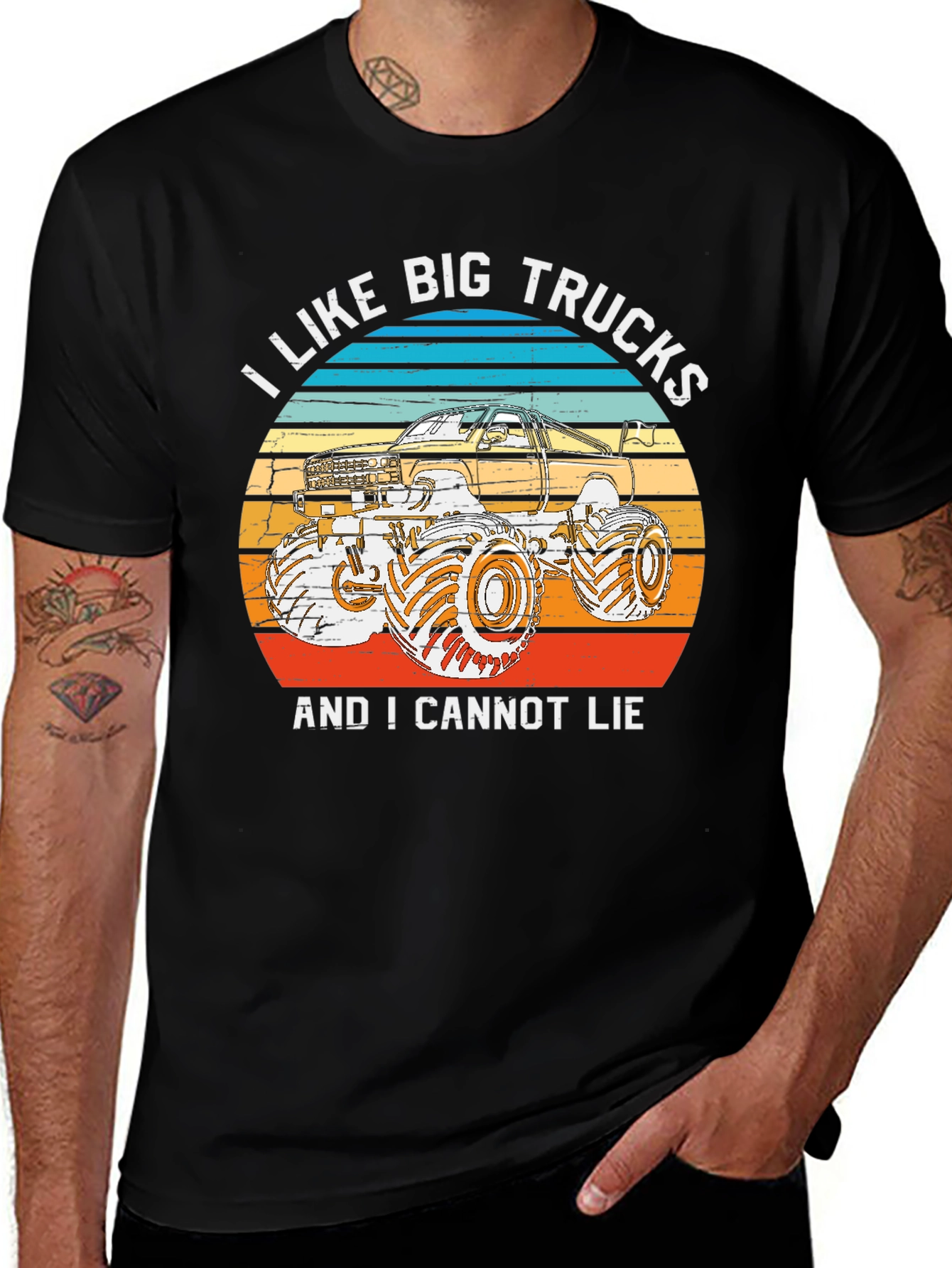 Variant 9 of I Like Big Trucks Tee