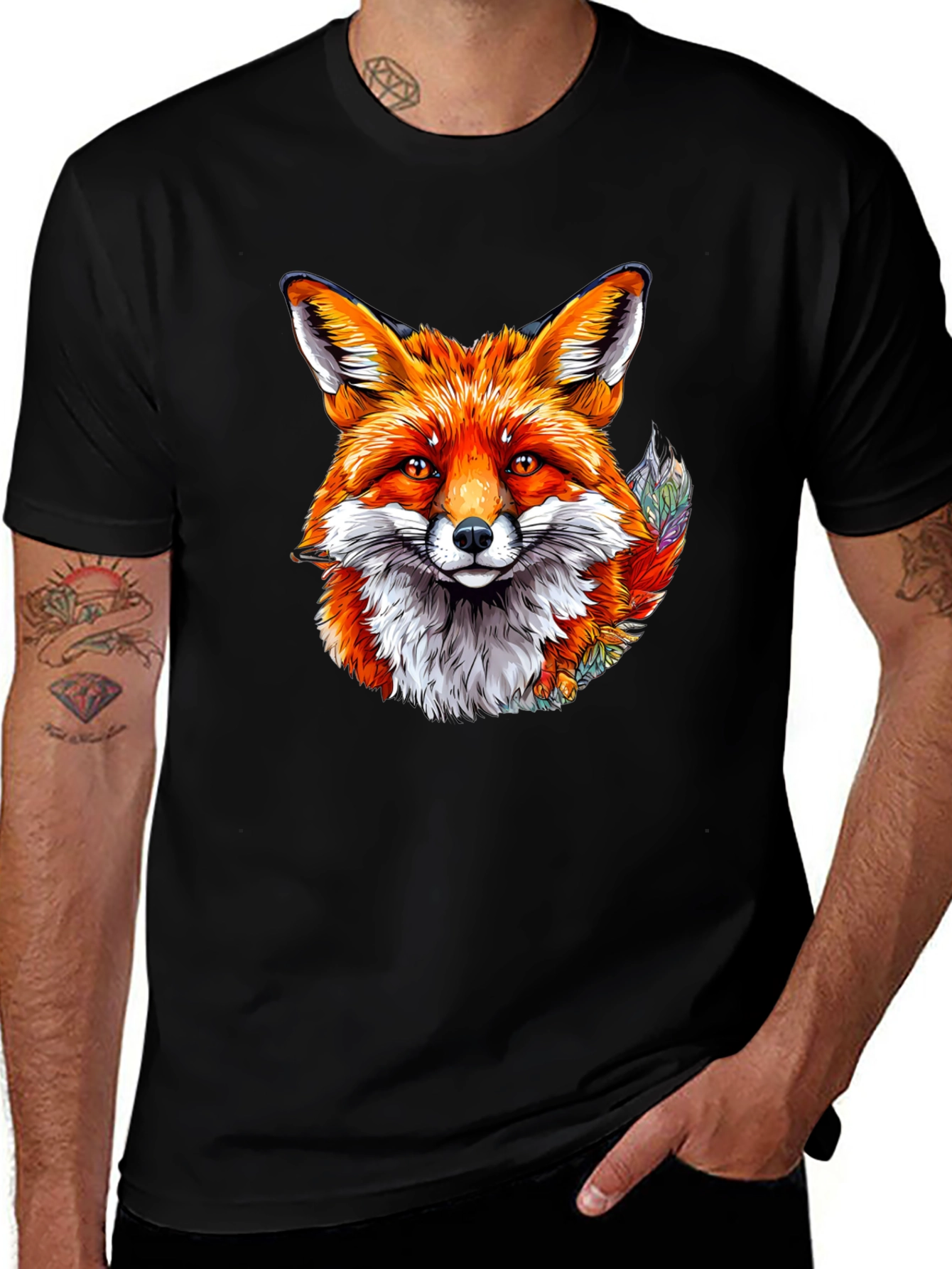 Variant 14 of Fox Graphic T-Shirt - Cool Animal Design