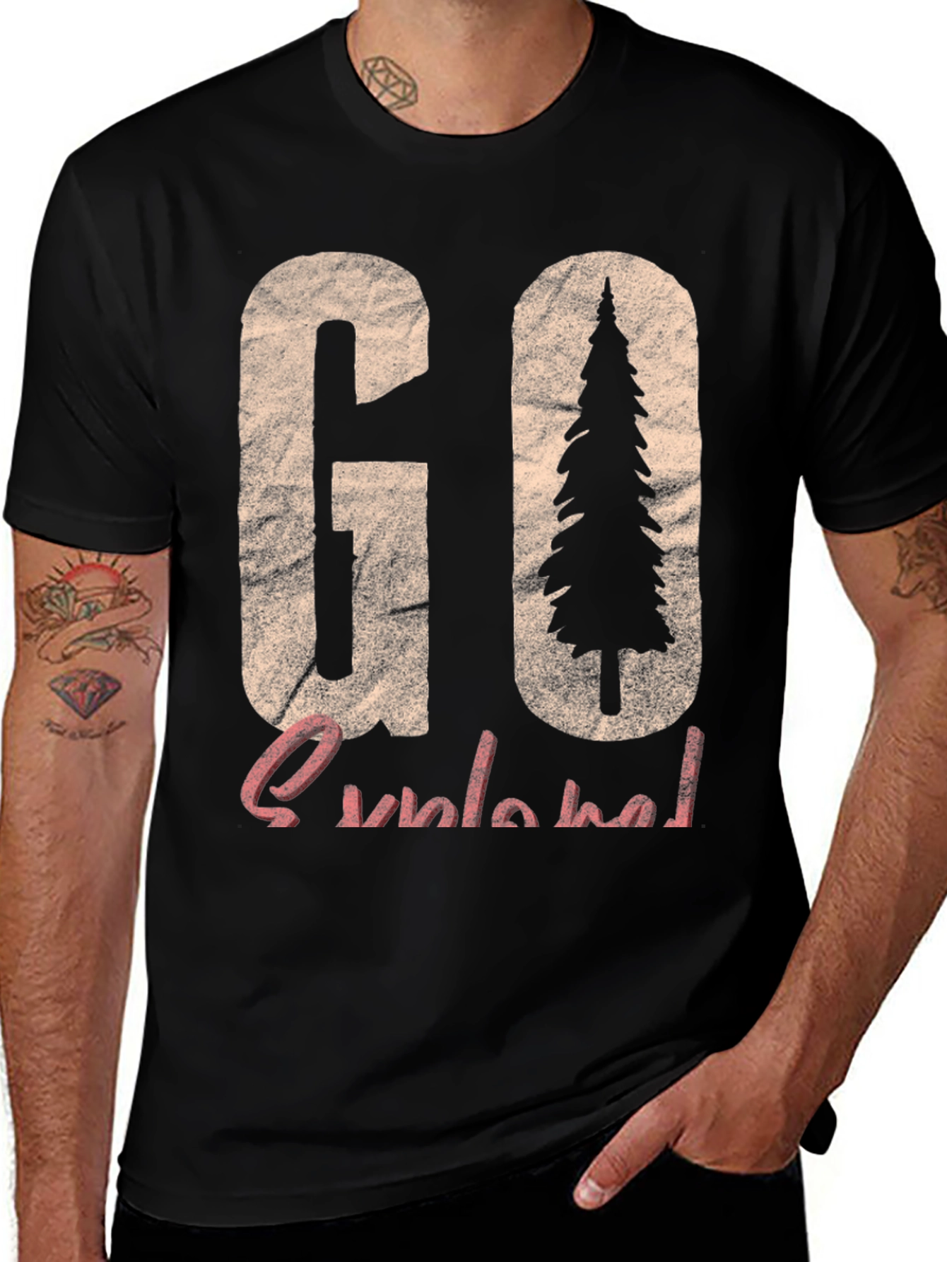 Variant 21 of Go Outside Nature Graphic T-Shirt