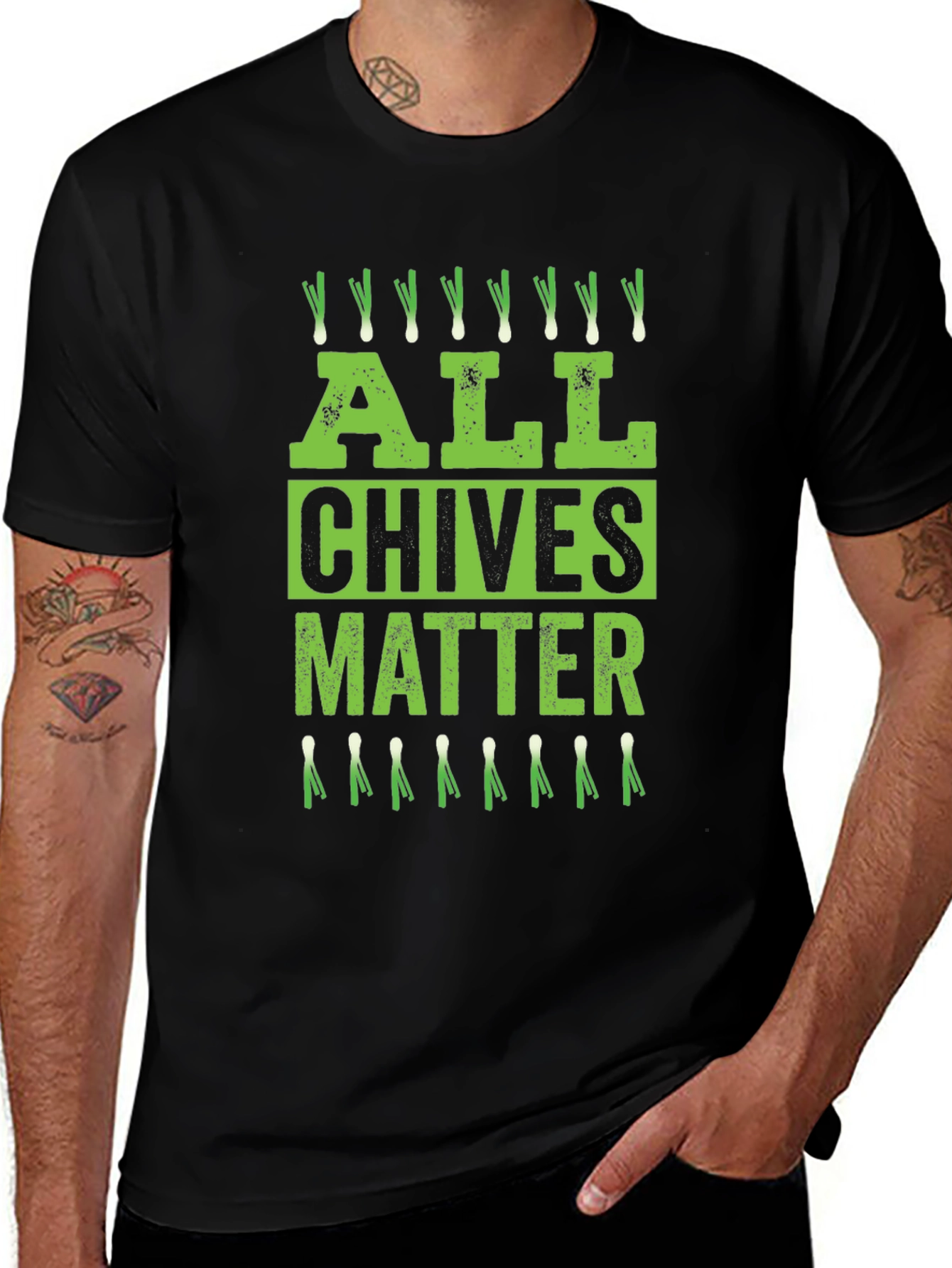 All Chives Matter T-Shirt Funny Gardening Tee
