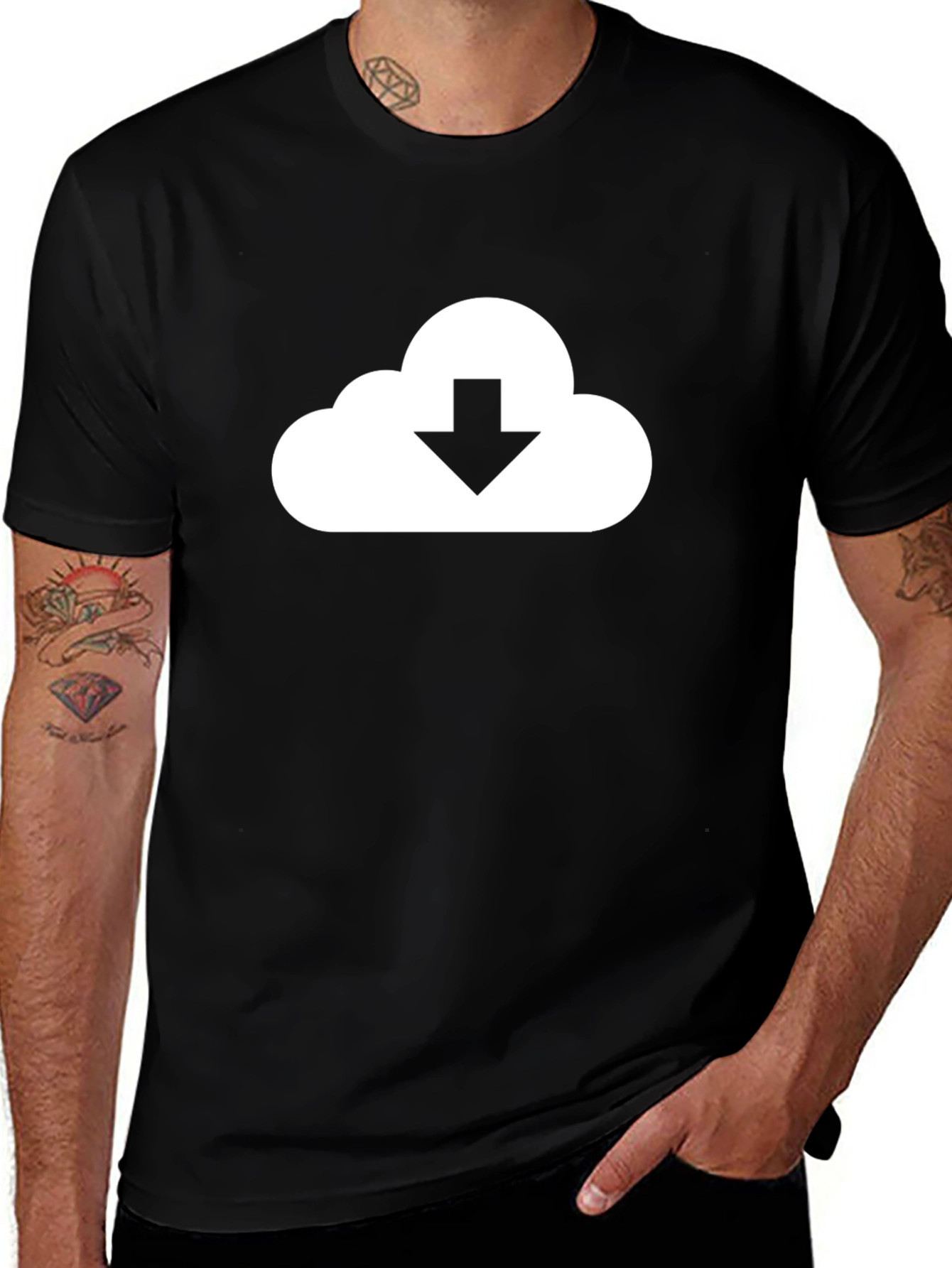 Variant 24 of Download Cloud T-Shirt | Stylish & Comfortable