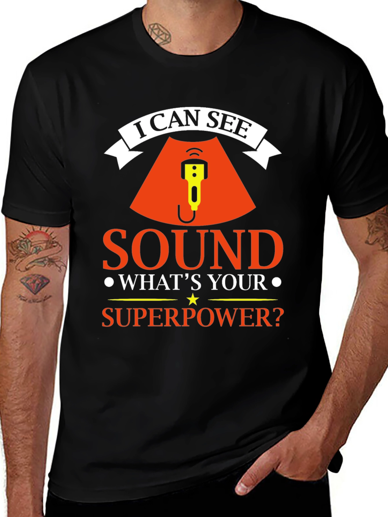 I Can See Sound T-Shirt - Ultrasound Sonographer Tee