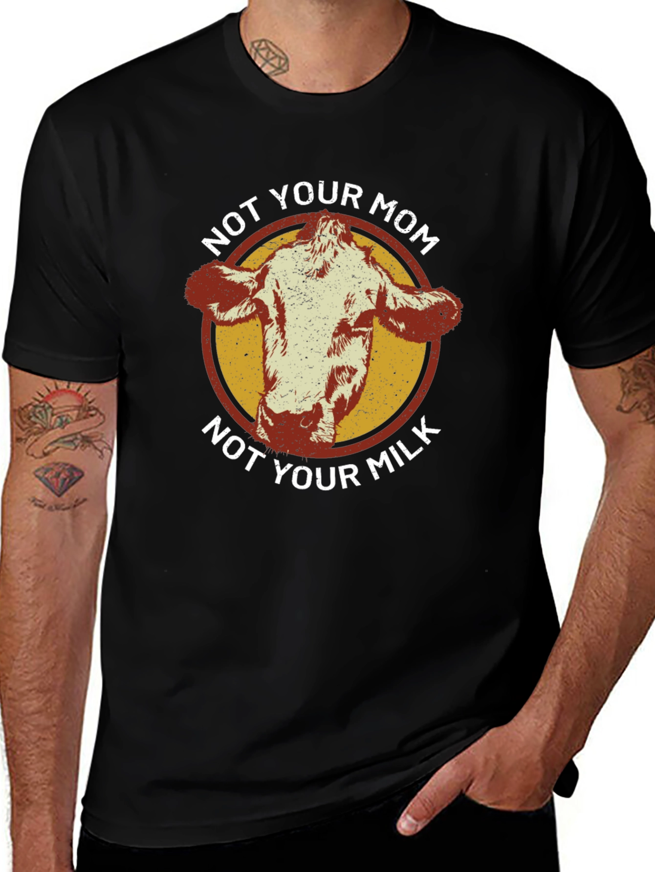Variant 26 of Not Your Mom, Not Your Milk Graphic Tee