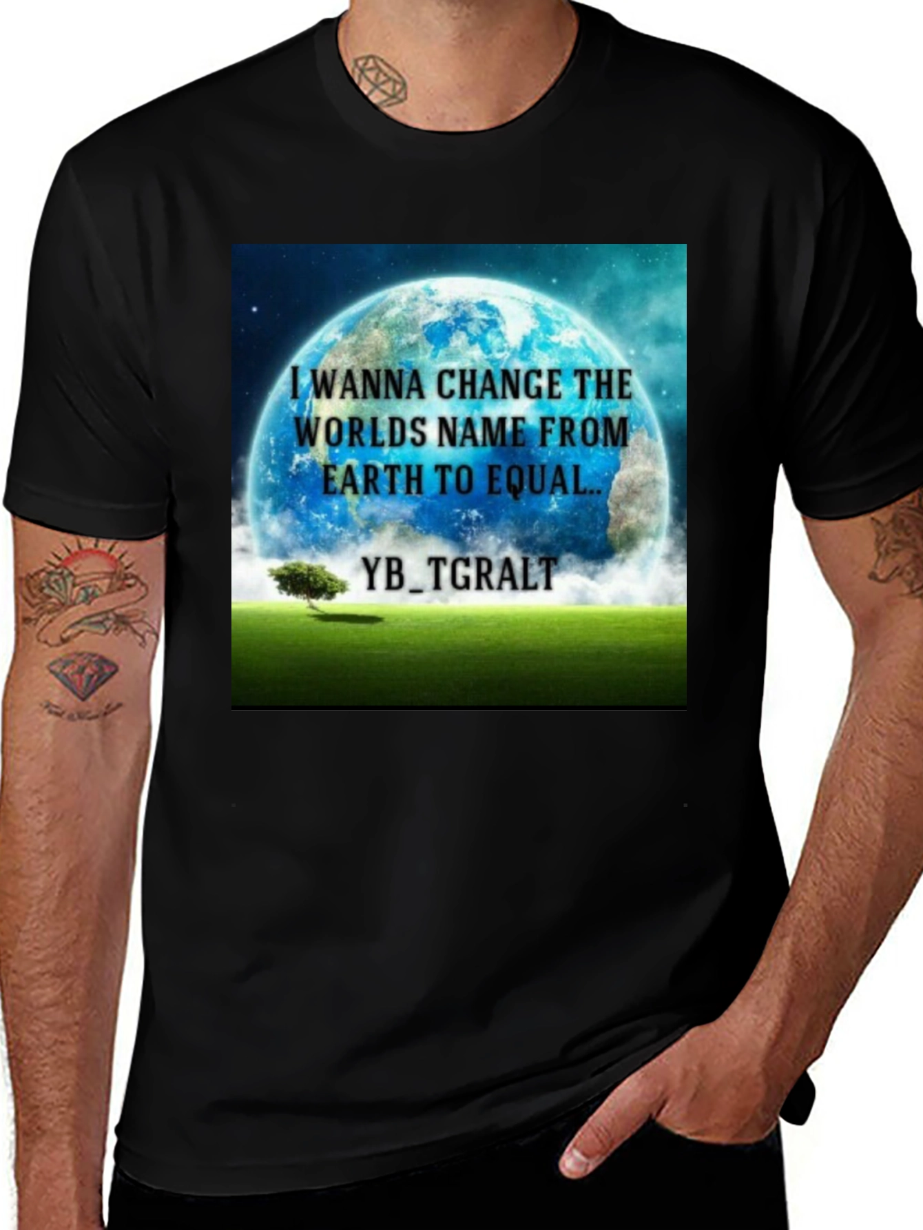 Variant 9 of Equality Earth Graphic Tee