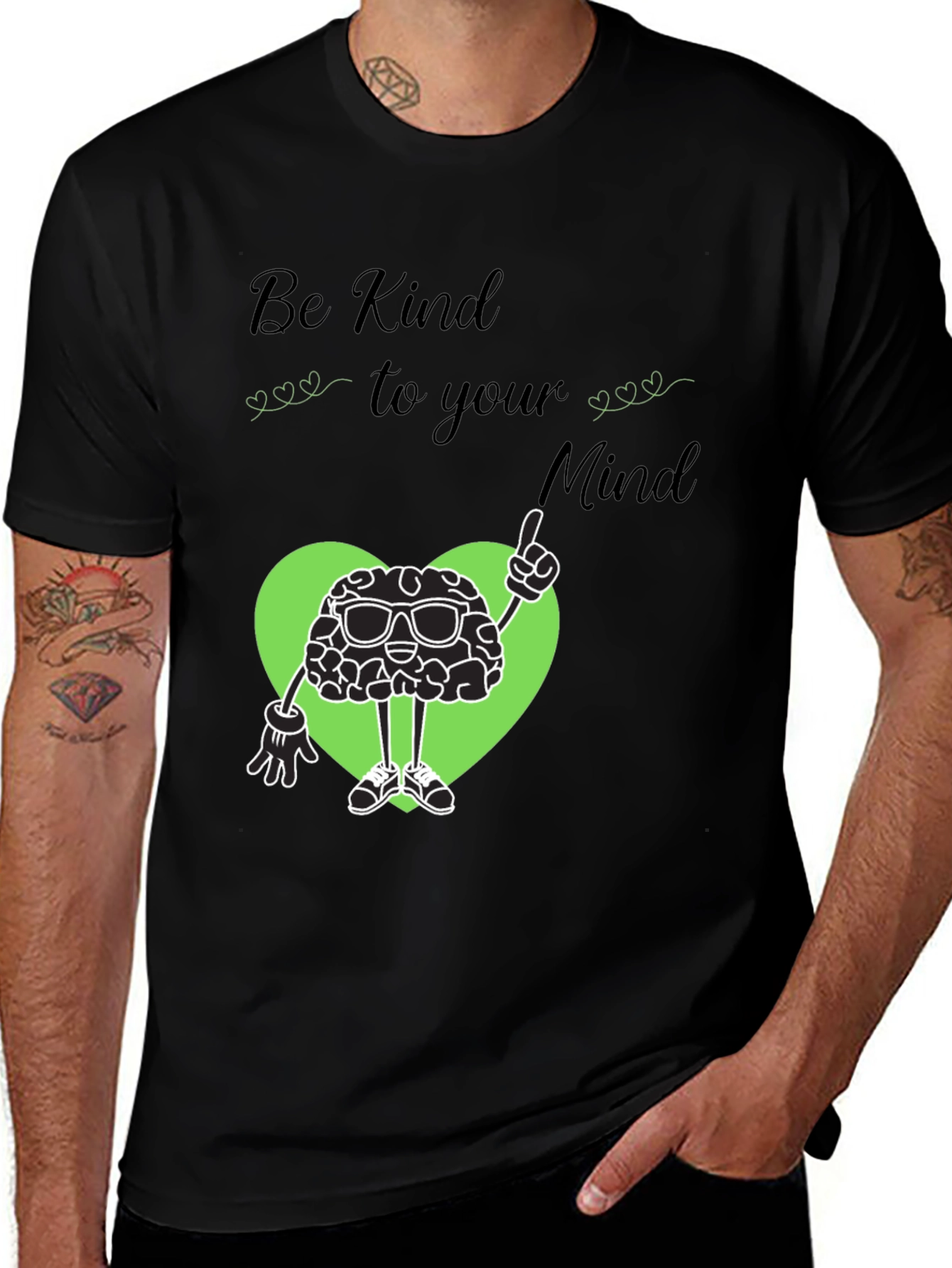 Variant 10 of Be Kind to Your Mind T-Shirt: Mental Health Awareness