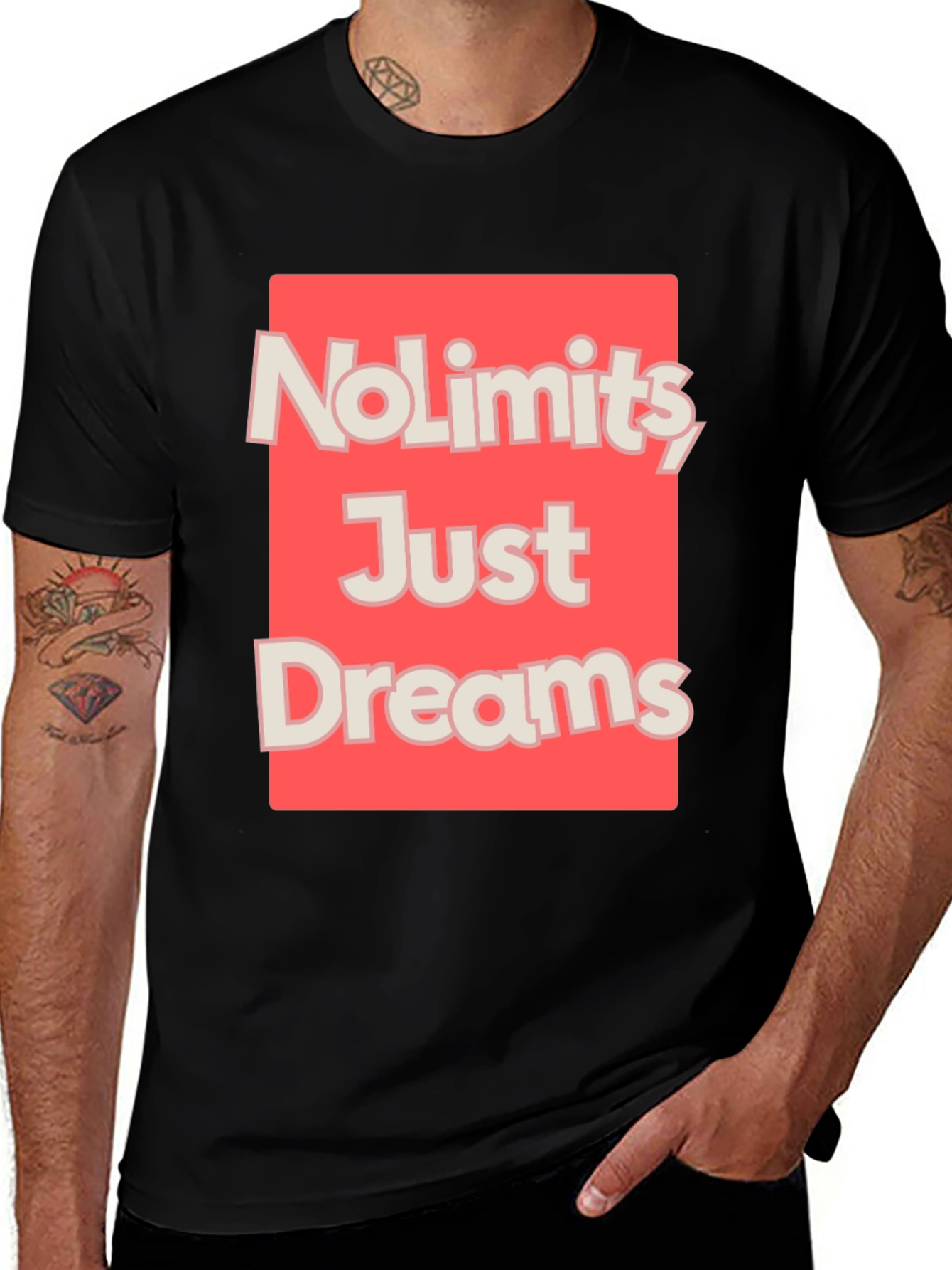 Variant 26 of No Limits, Just Dreams Graphic T-Shirt