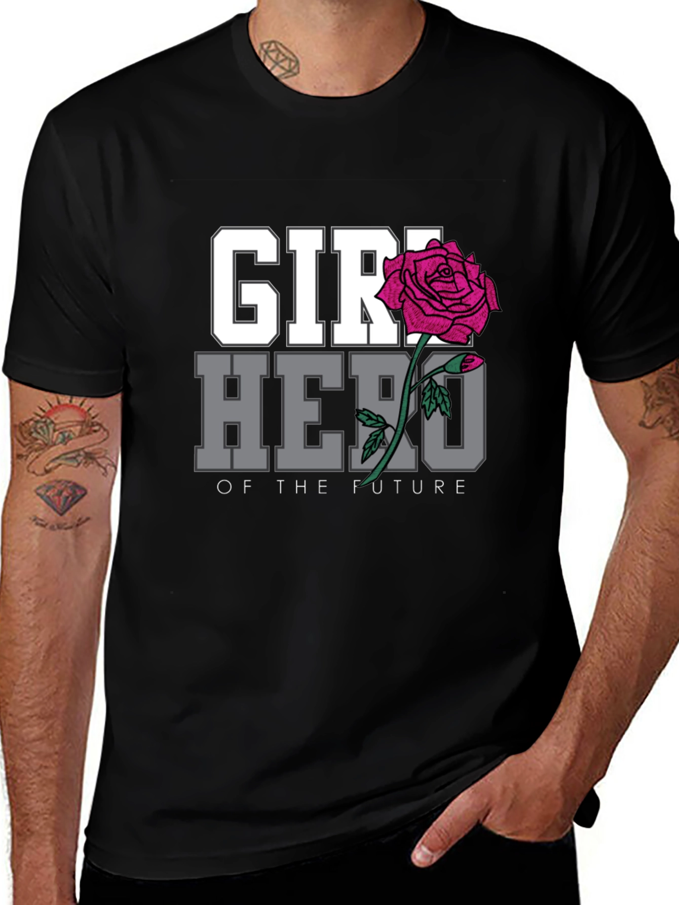 Variant 23 of Girl Hero of The Future Graphic T-Shirt