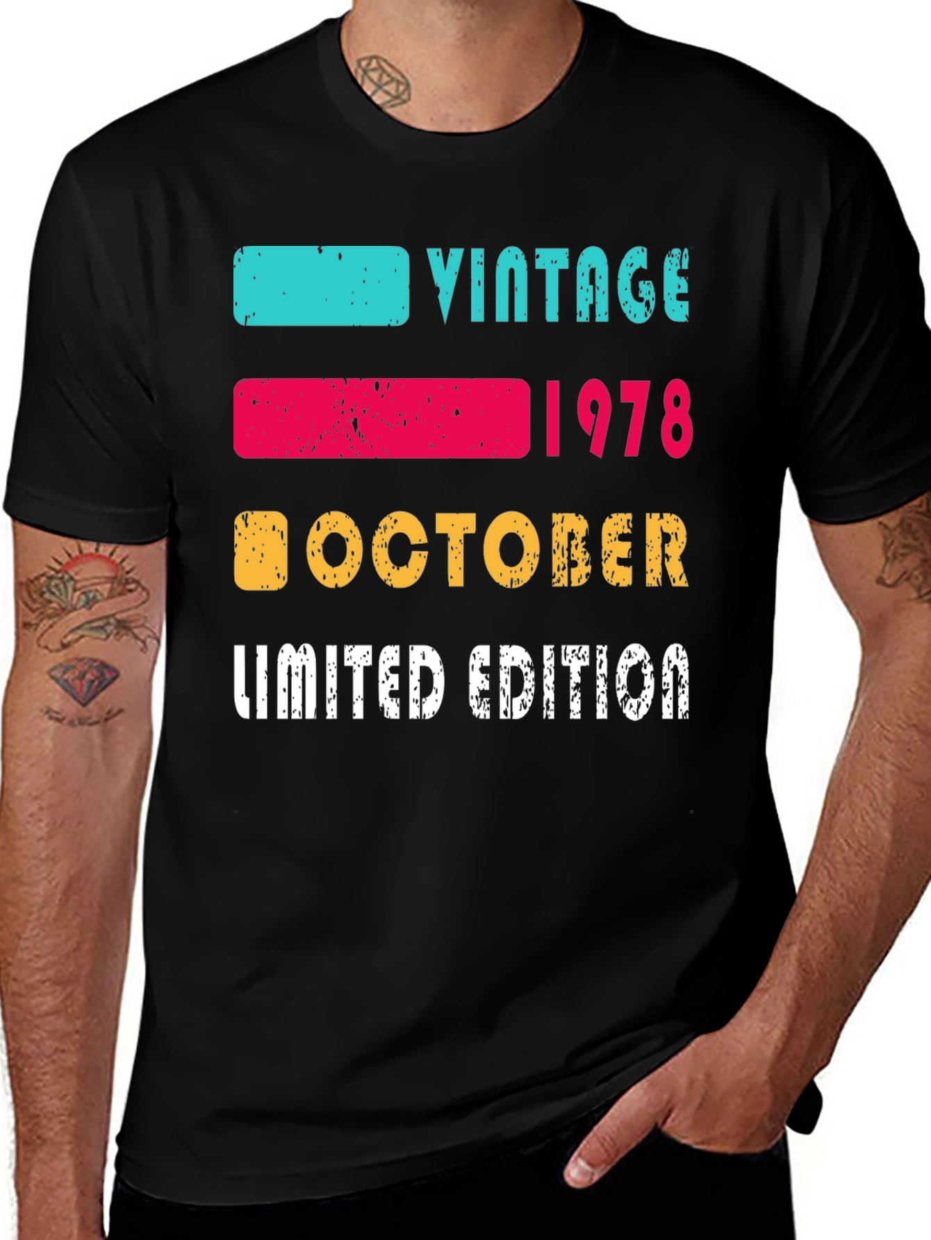 Variant 24 of Vintage 1978 October Limited Edition T-Shirt