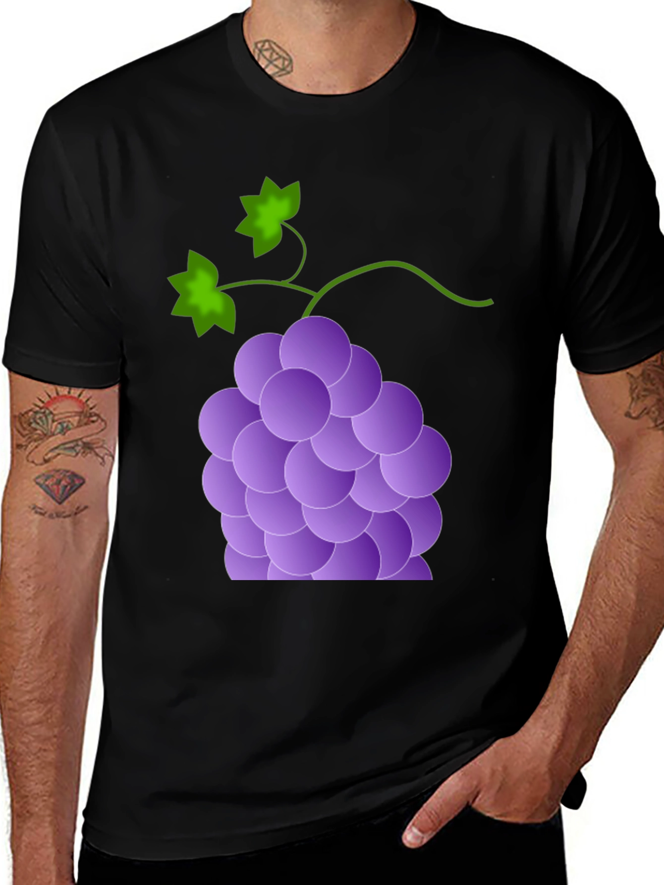 Variant 13 of Grapes Graphic T-Shirt