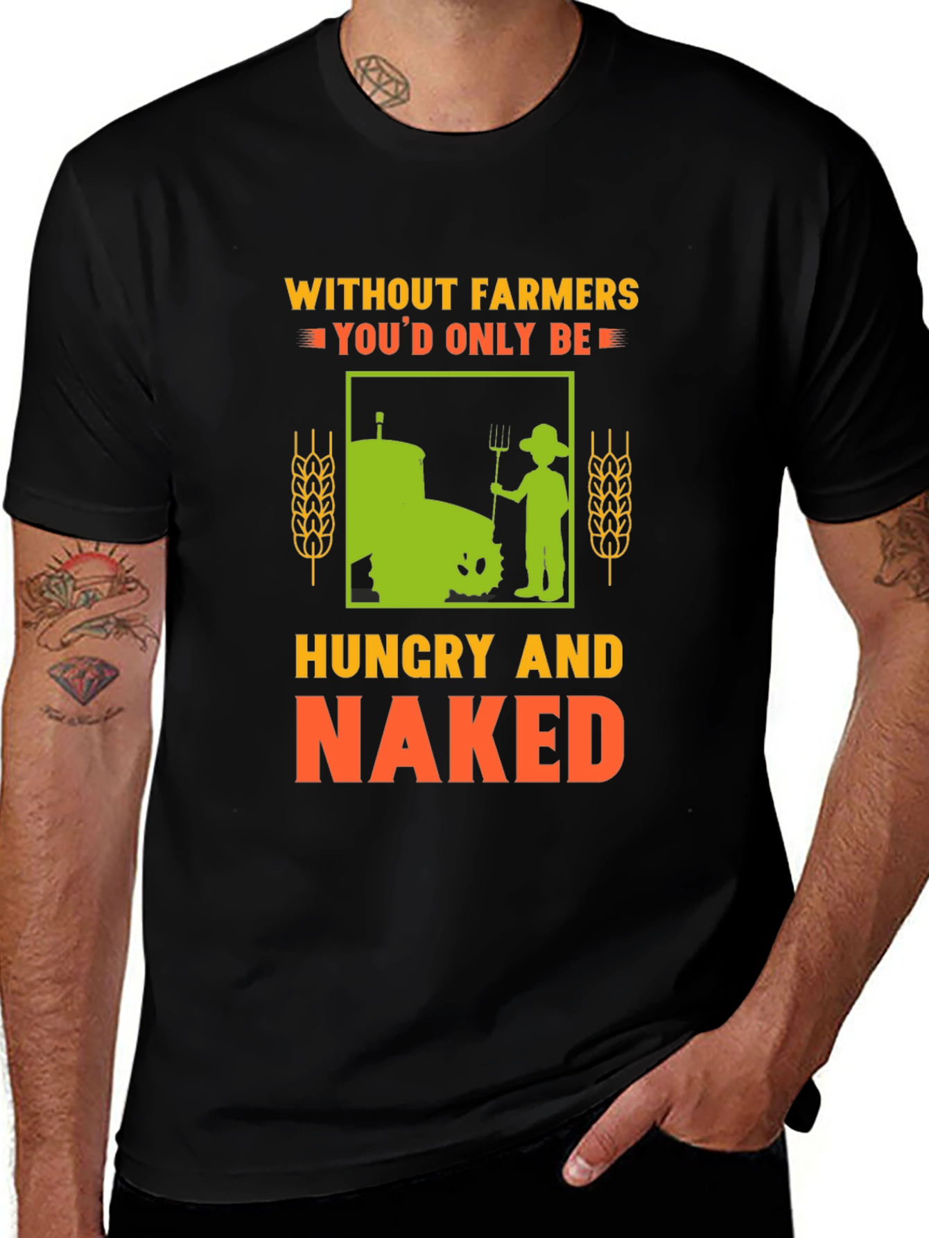 Variant 19 of Farmers Graphic Tee - Hungry & Naked T-Shirt