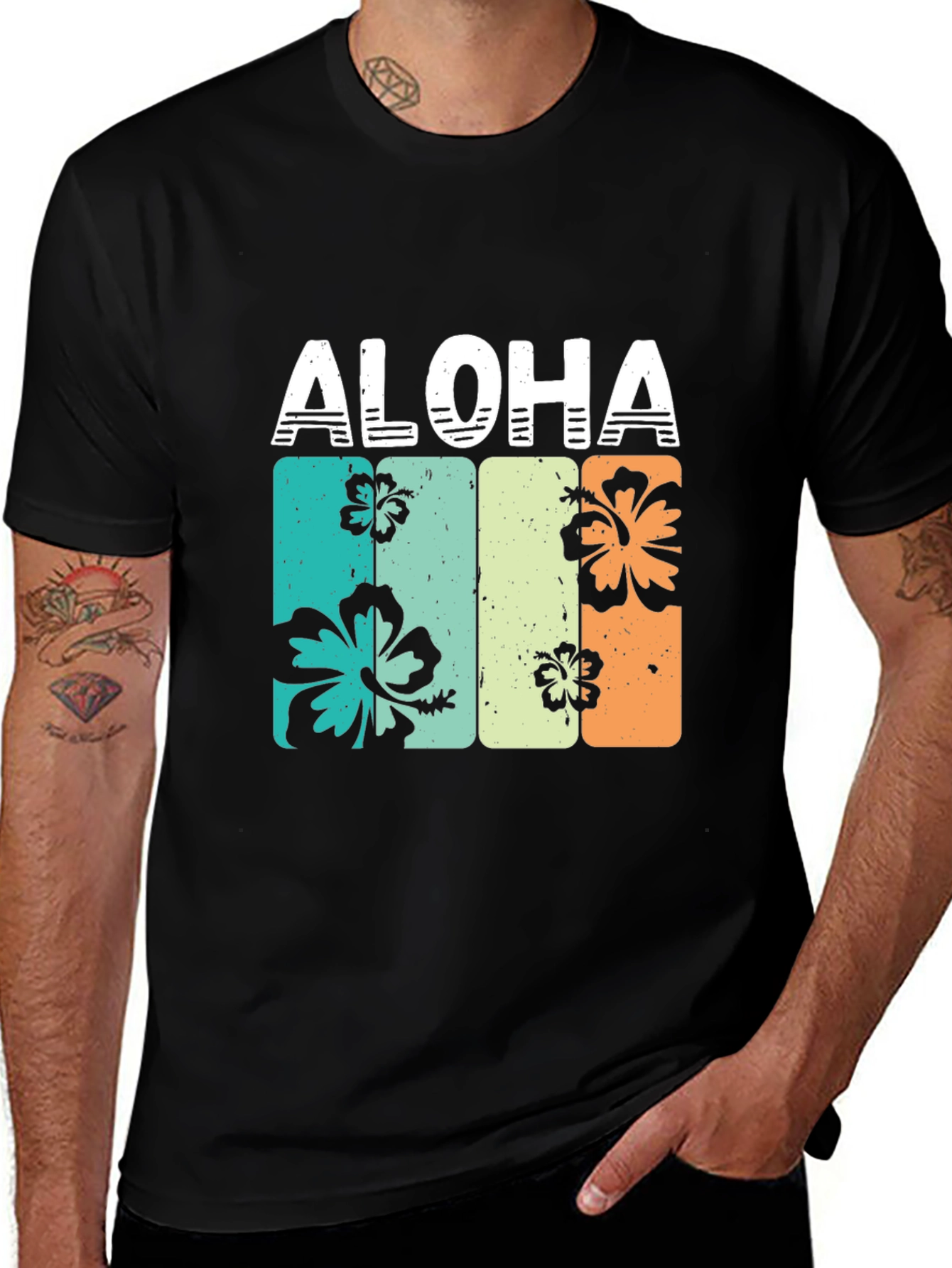 Variant 14 of Retro Aloha Graphic Tee