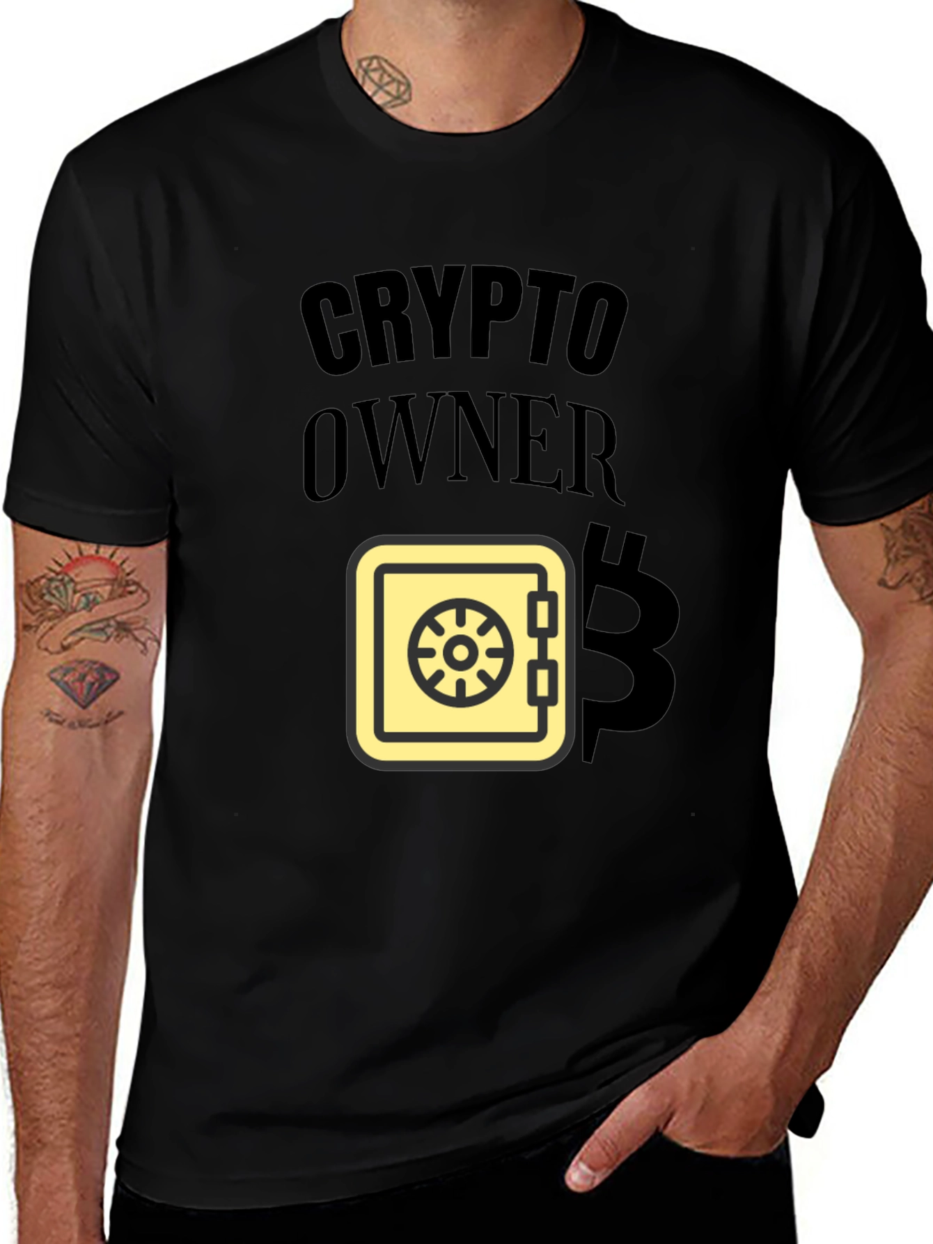 Black Crypto Owner T-Shirt - Bitcoin Enthusiast Style main image