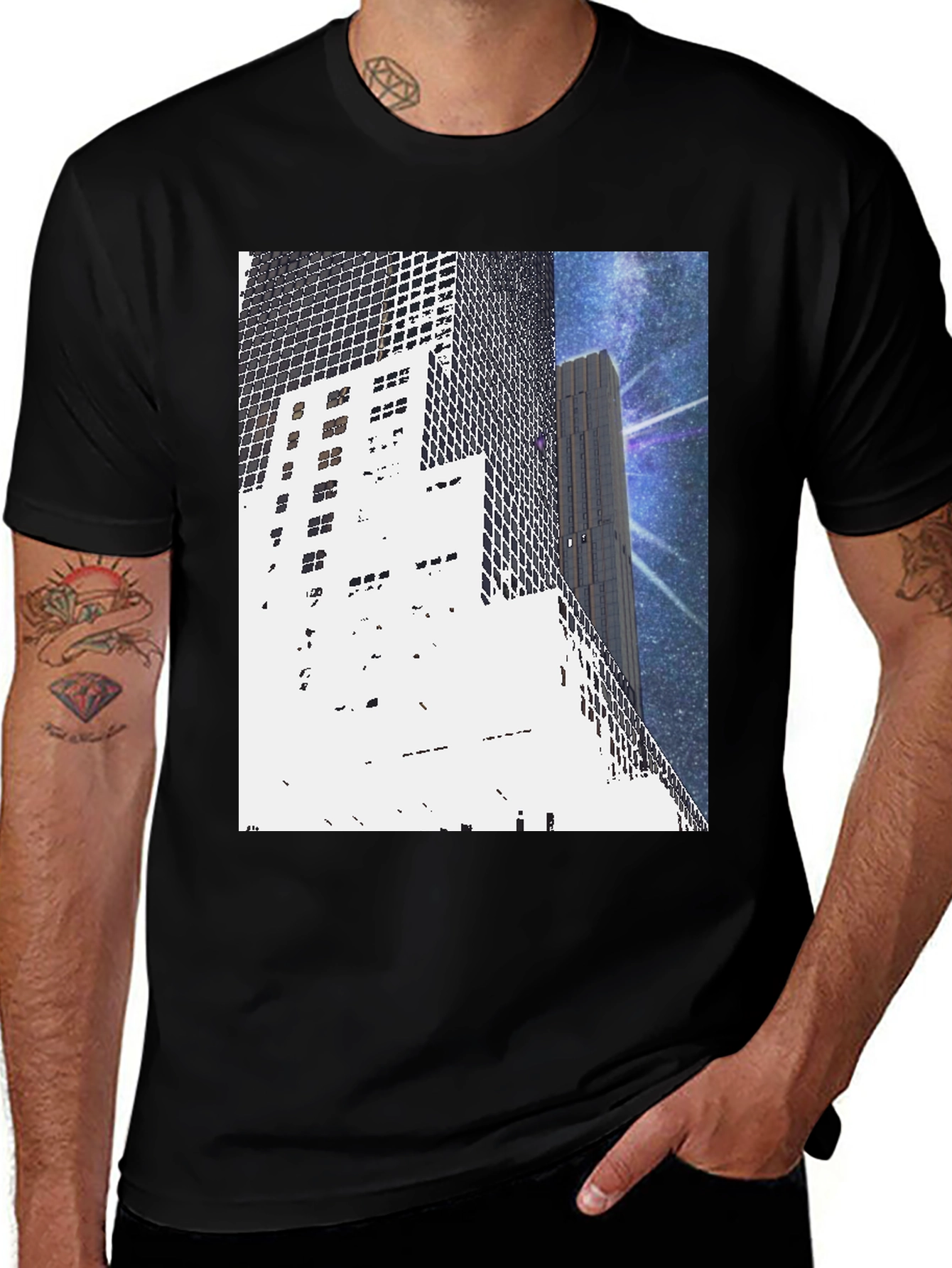 Variant 8 of Modern Cityscape T-Shirt - Urban Style