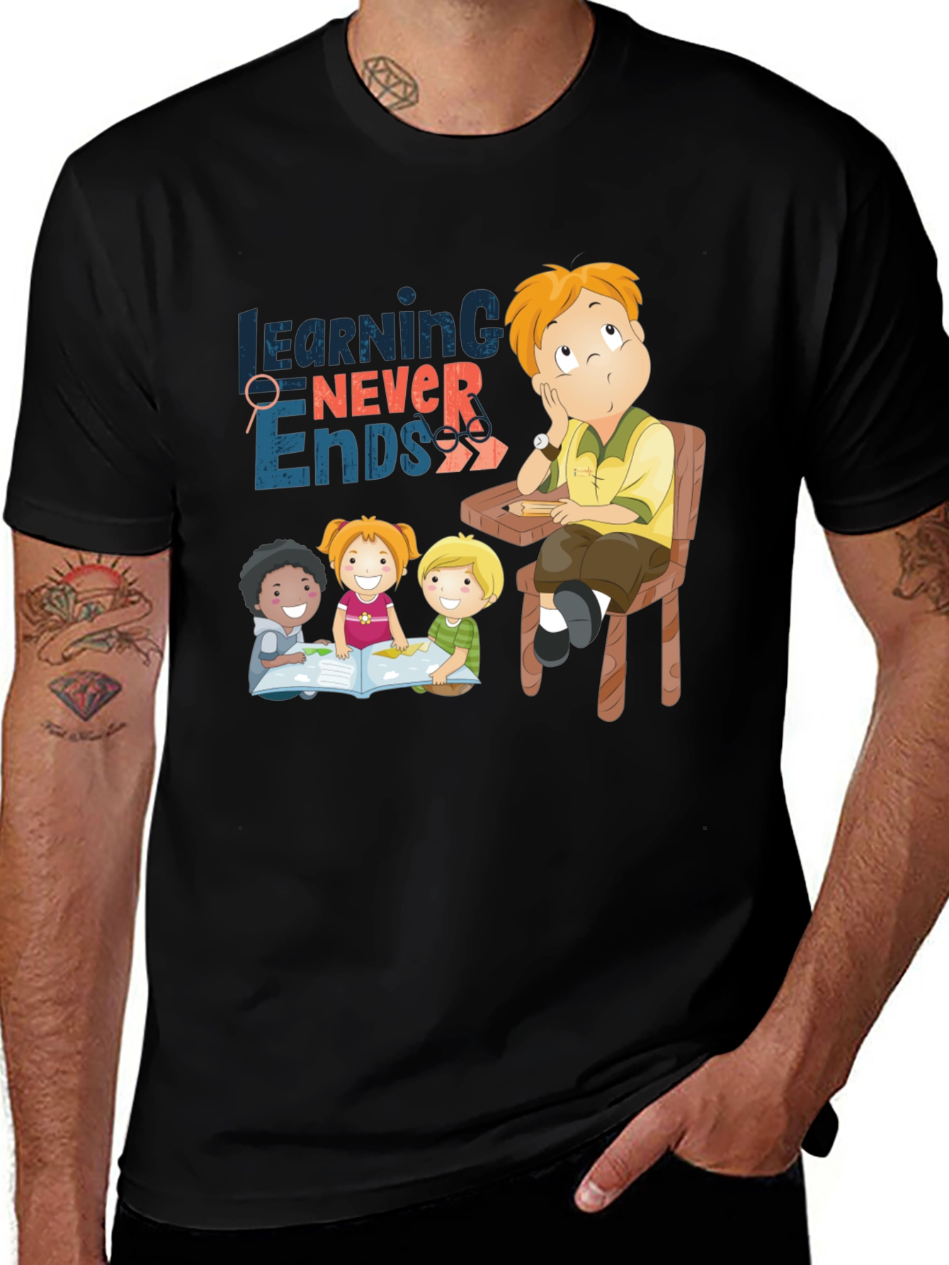 Learning Never Ends T-Shirt