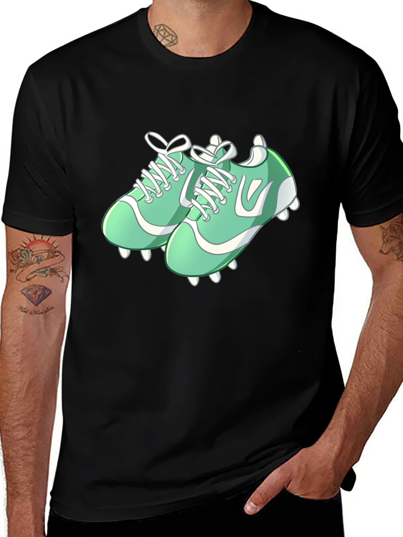 Variant 5 of Soccer Cleats Graphic Tee