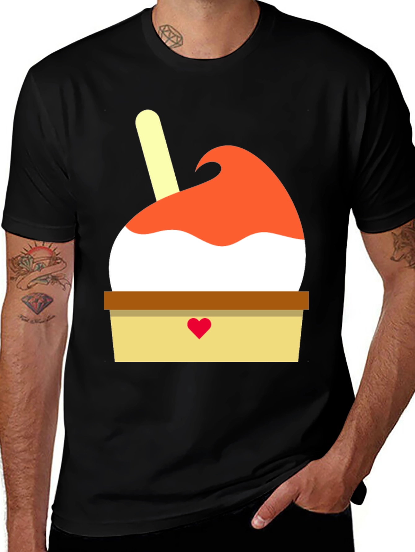 Variant 30 of Ice Cream Graphic Tee - Fun Design