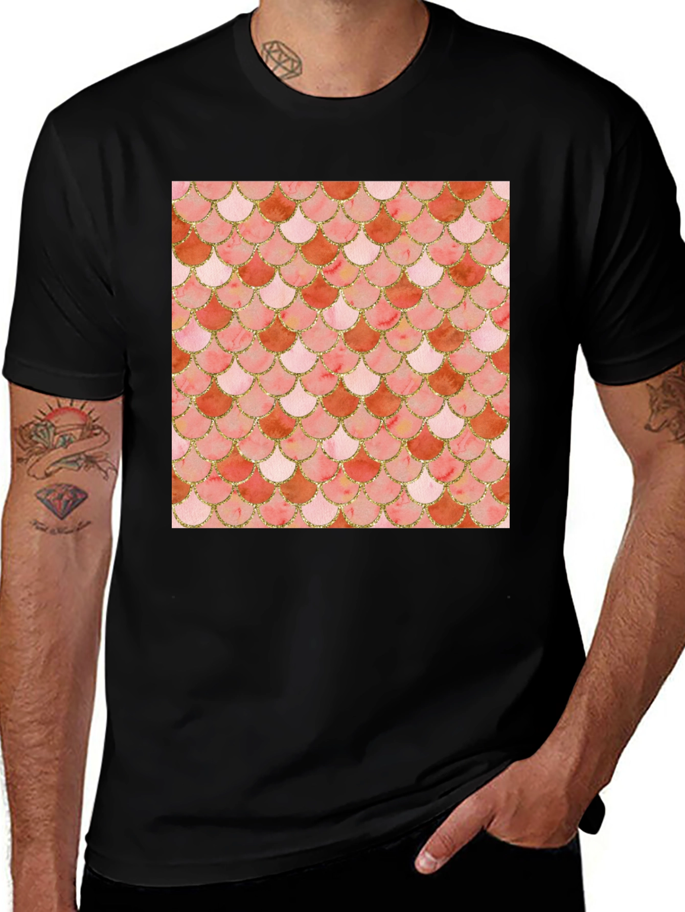 Variant 24 of Coral Scale Pattern Tee