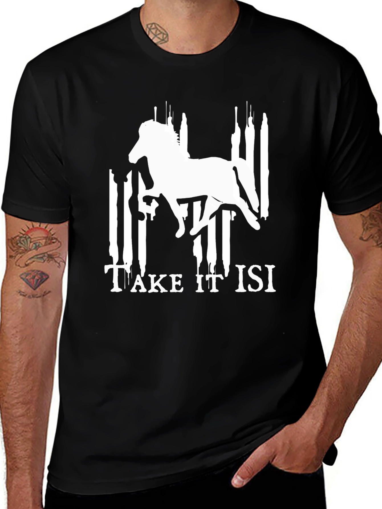 Variant 16 of Take It Isi T-Shirt - Horse Graphic Tee