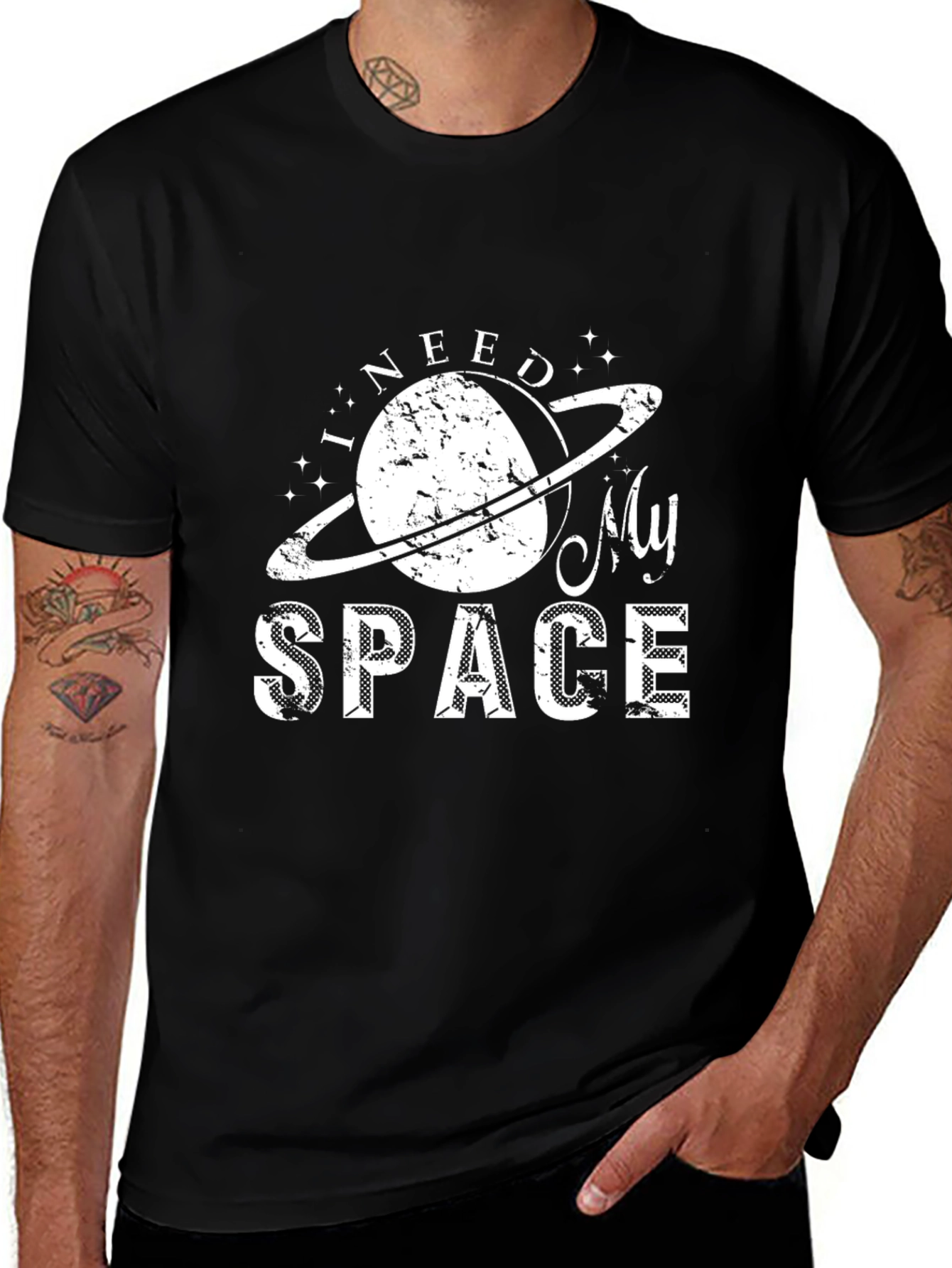 Variant 25 of I Need My Space Graphic T-Shirt