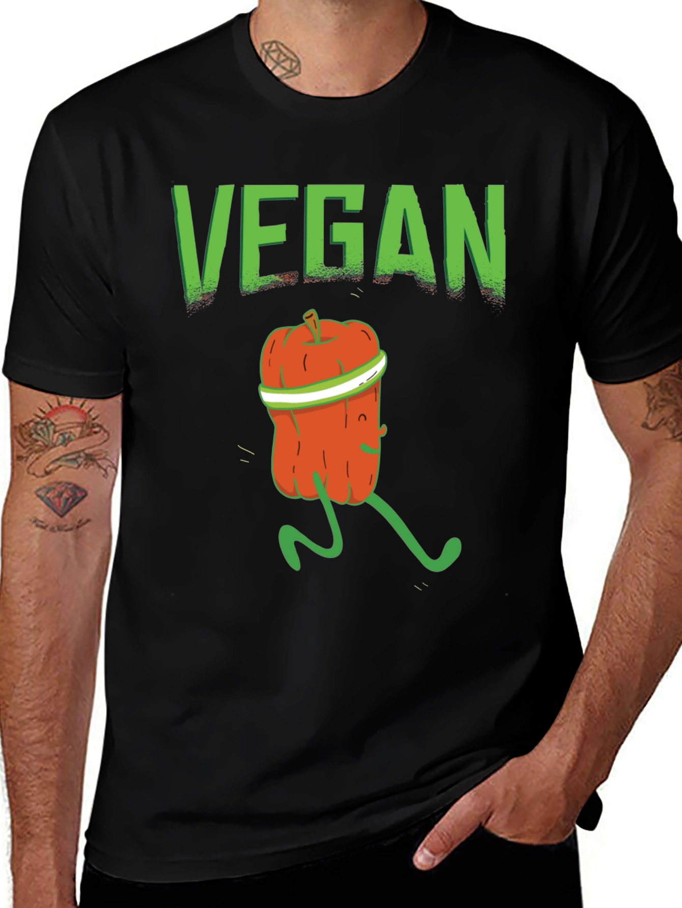 Vegan Running Pepper T-Shirt