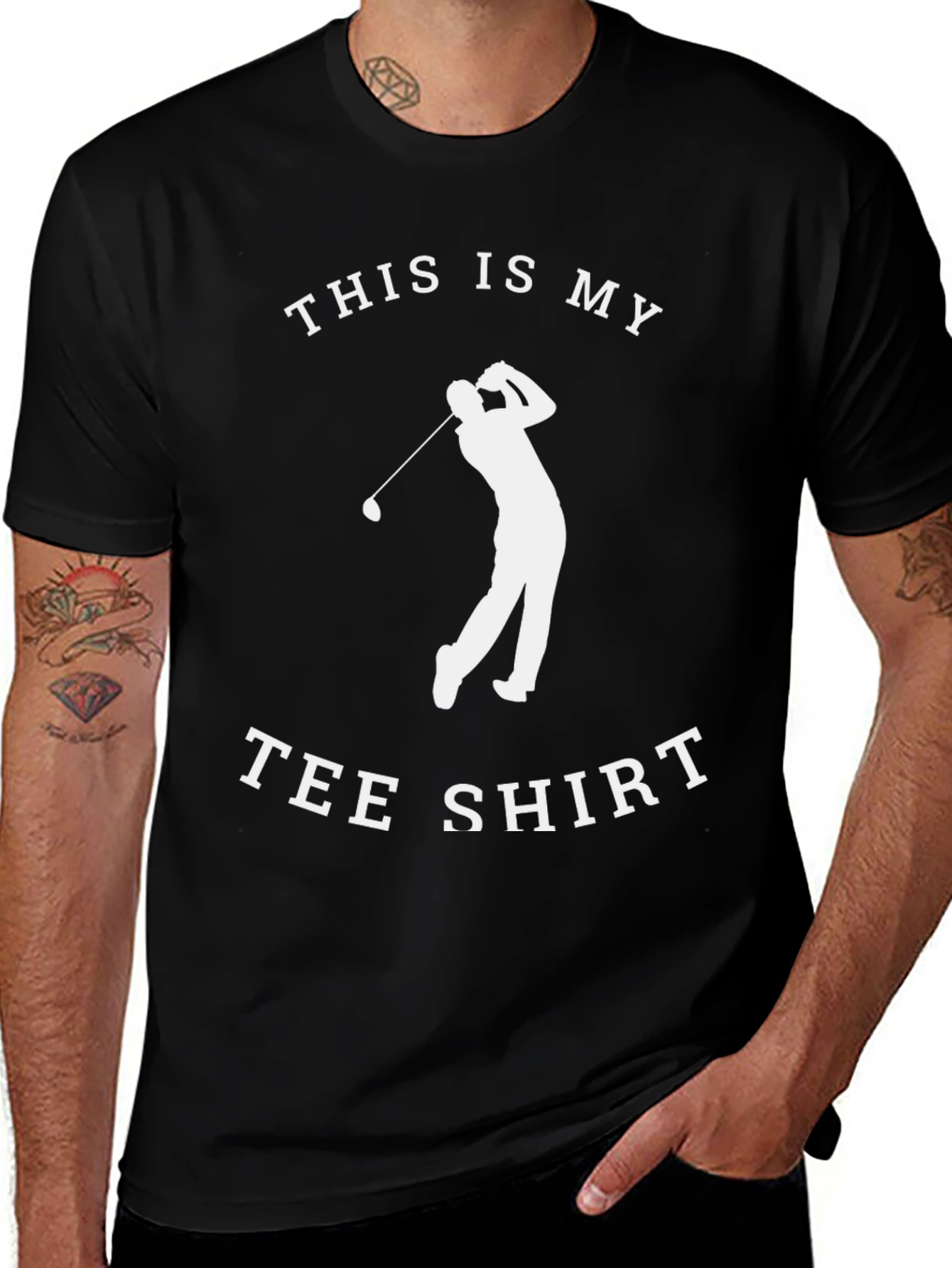 Variant 30 of Golf Tee Shirt - "This Is My Tee Shirt"