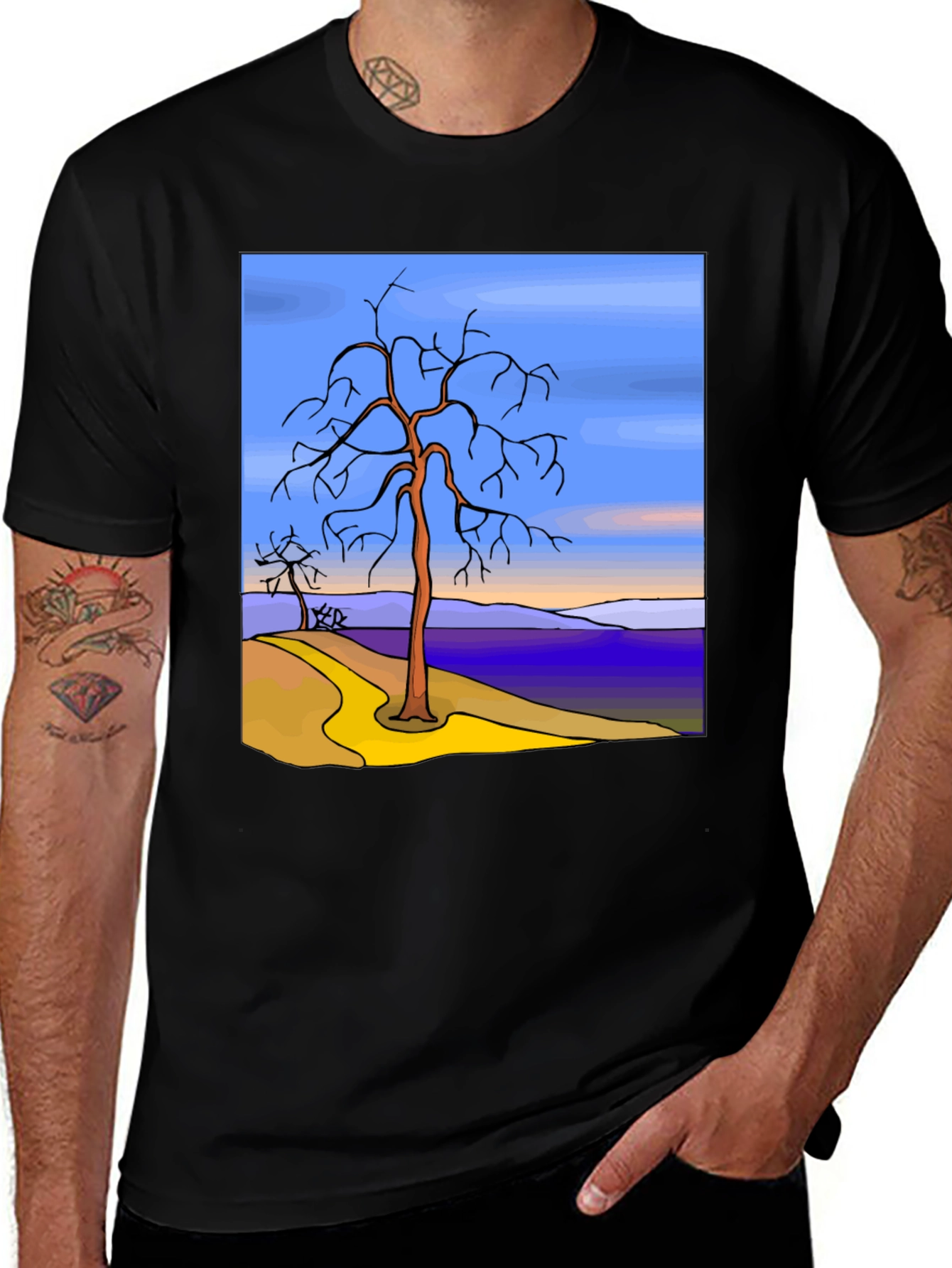 Variant 11 of Nature Tree Graphic T-Shirt - Unique Design