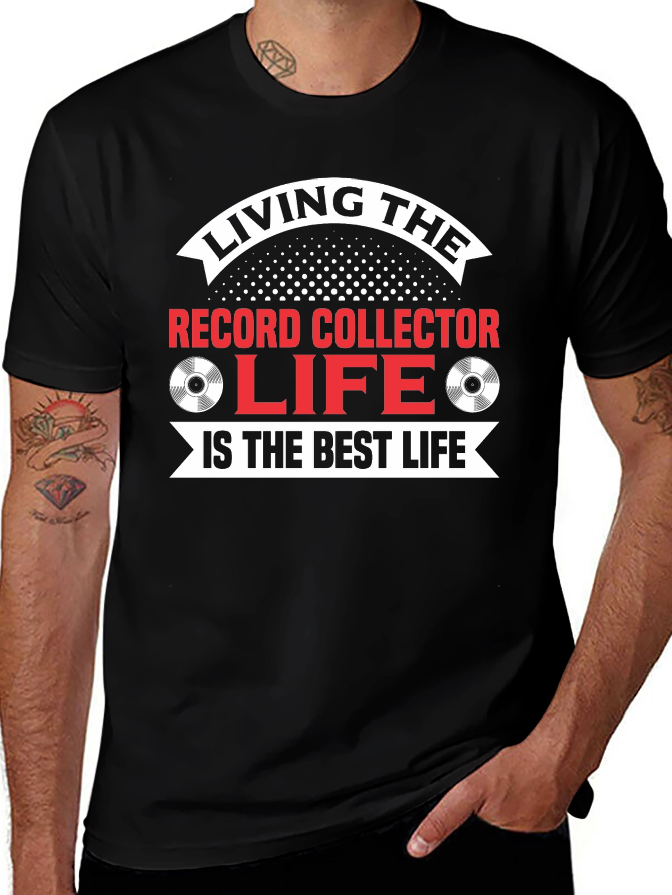 Variant 22 of Record Collector Life Graphic Tee