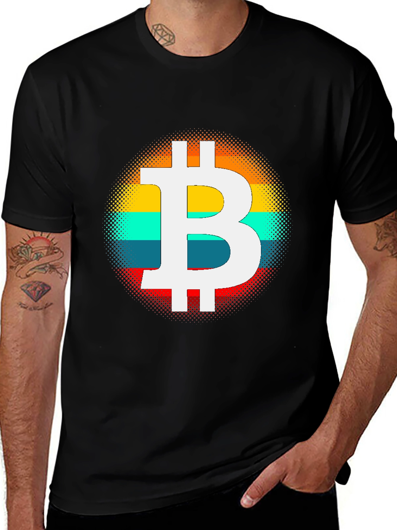 Variant 8 of Bitcoin Retro T-Shirt - Crypto Currency Tee