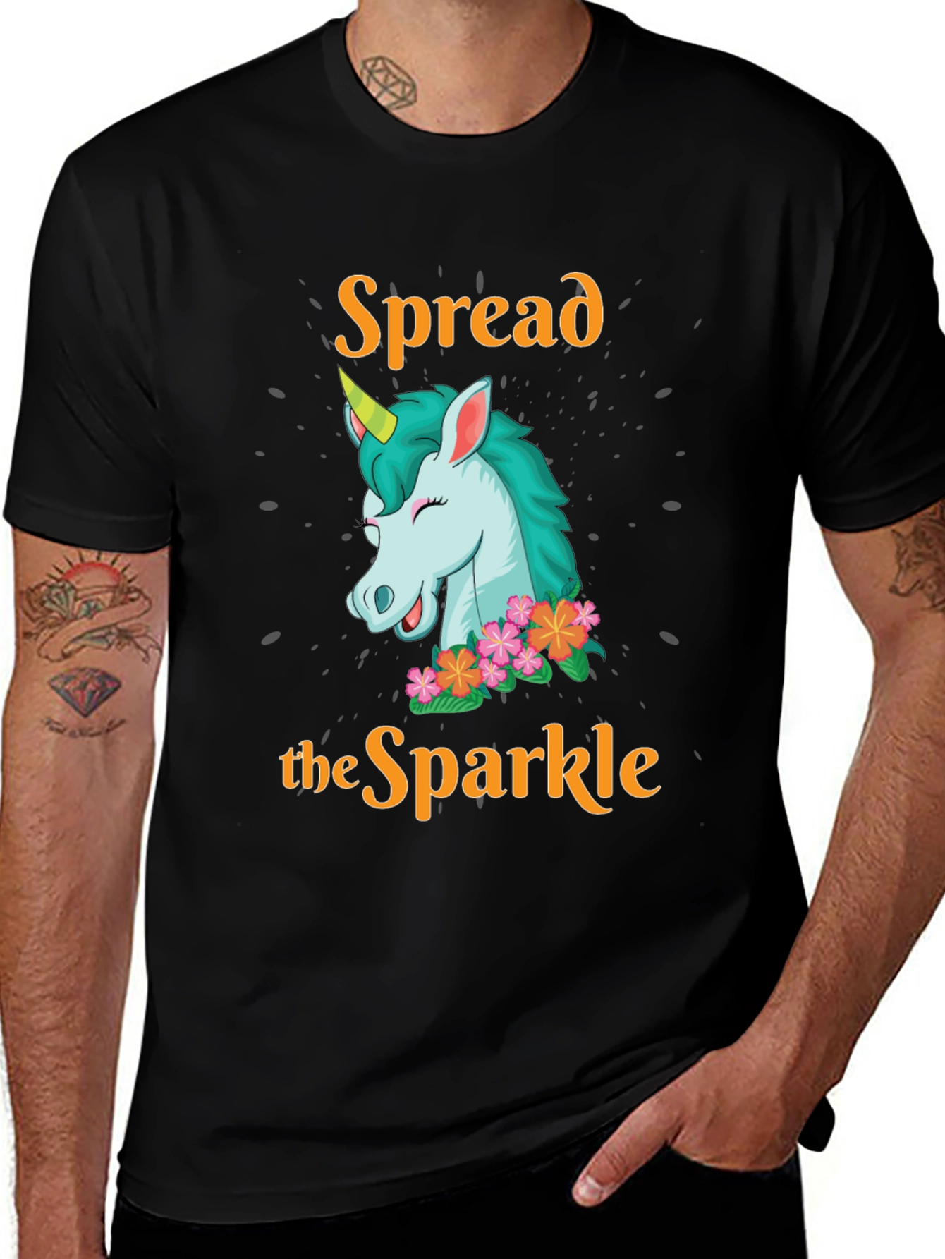 Variant 17 of Spread the Sparkle Unicorn T-Shirt