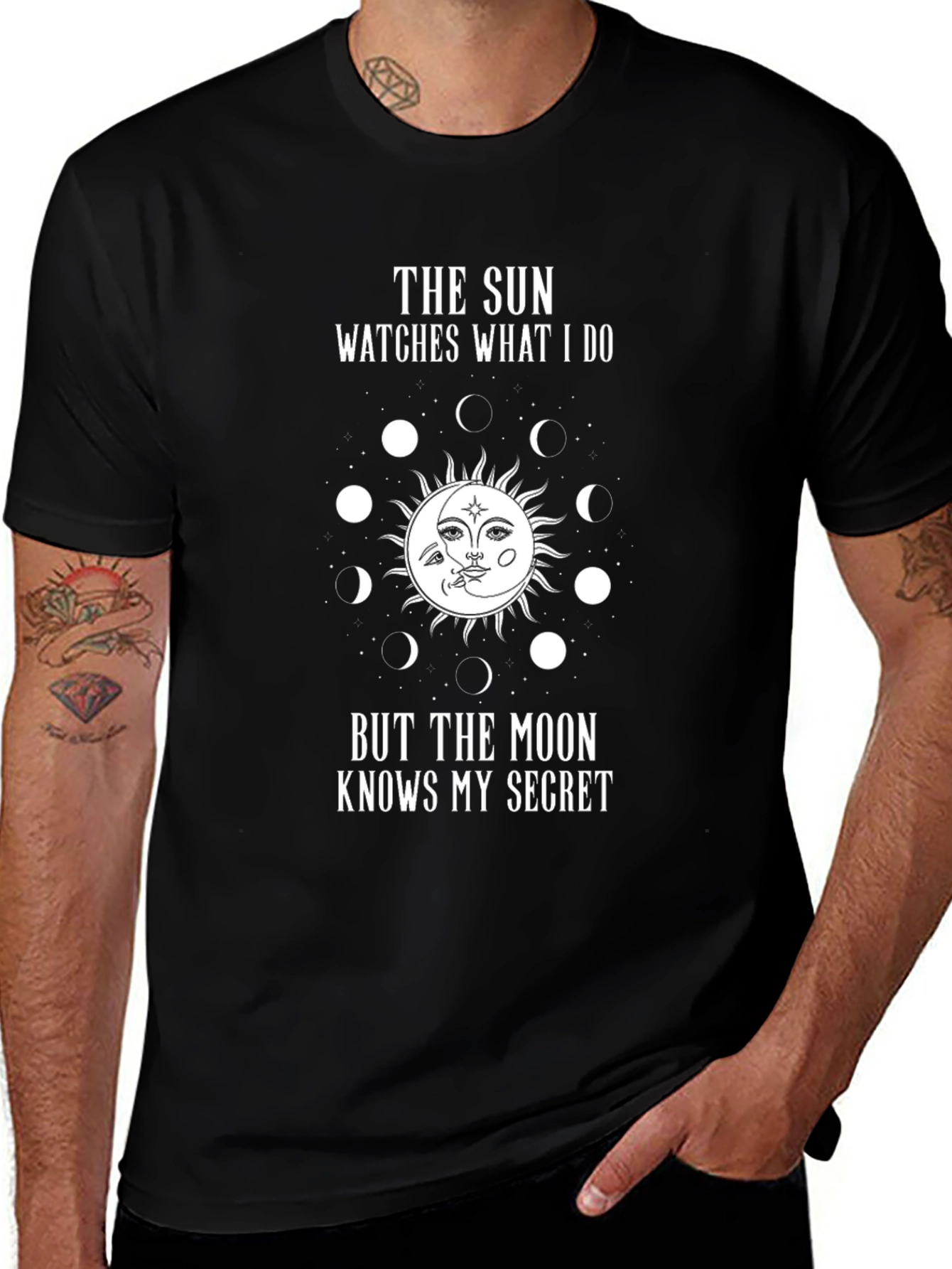 Variant 25 of Sun & Moon Secret Graphic Tee