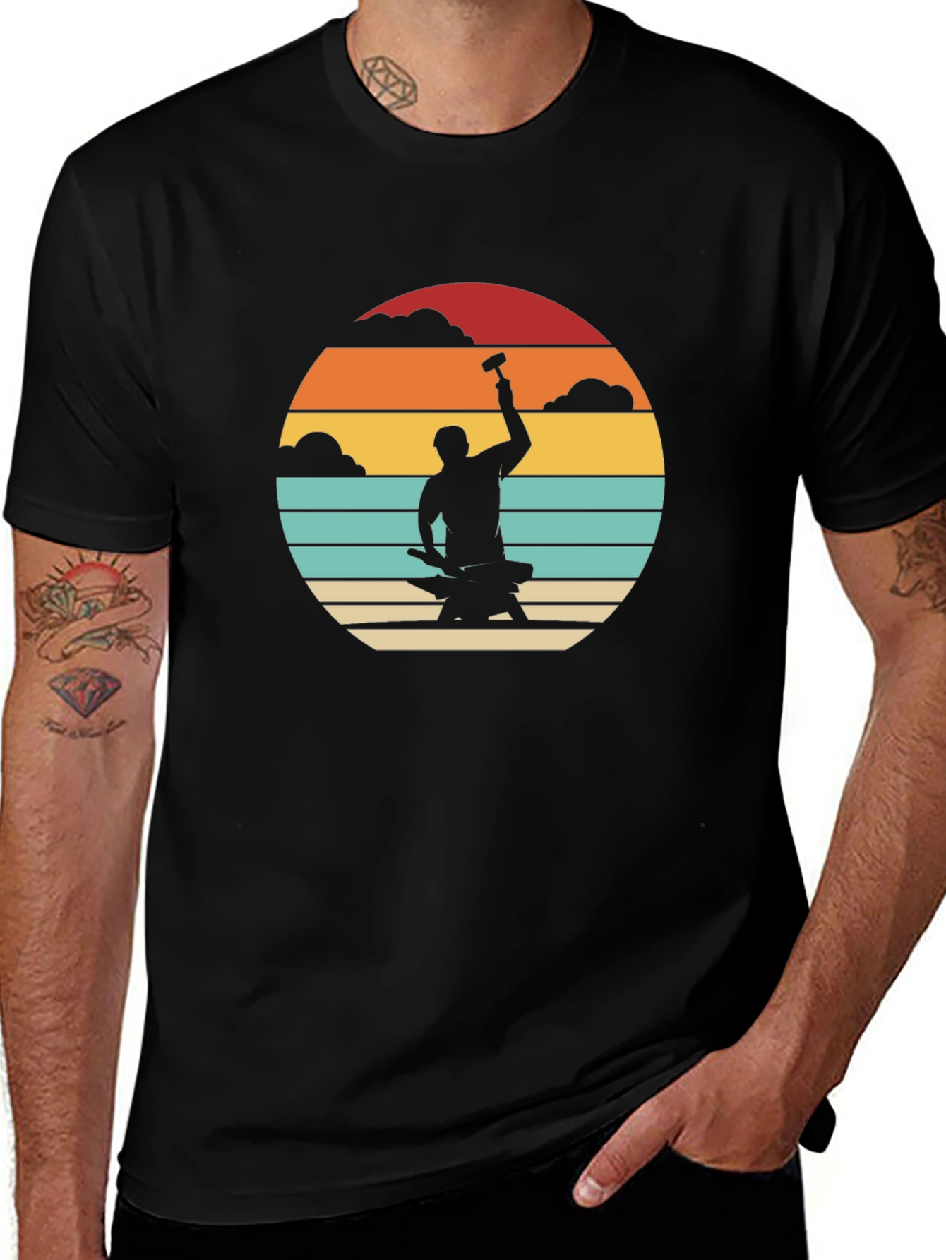 Variant 26 of Blacksmith Sunset T-Shirt