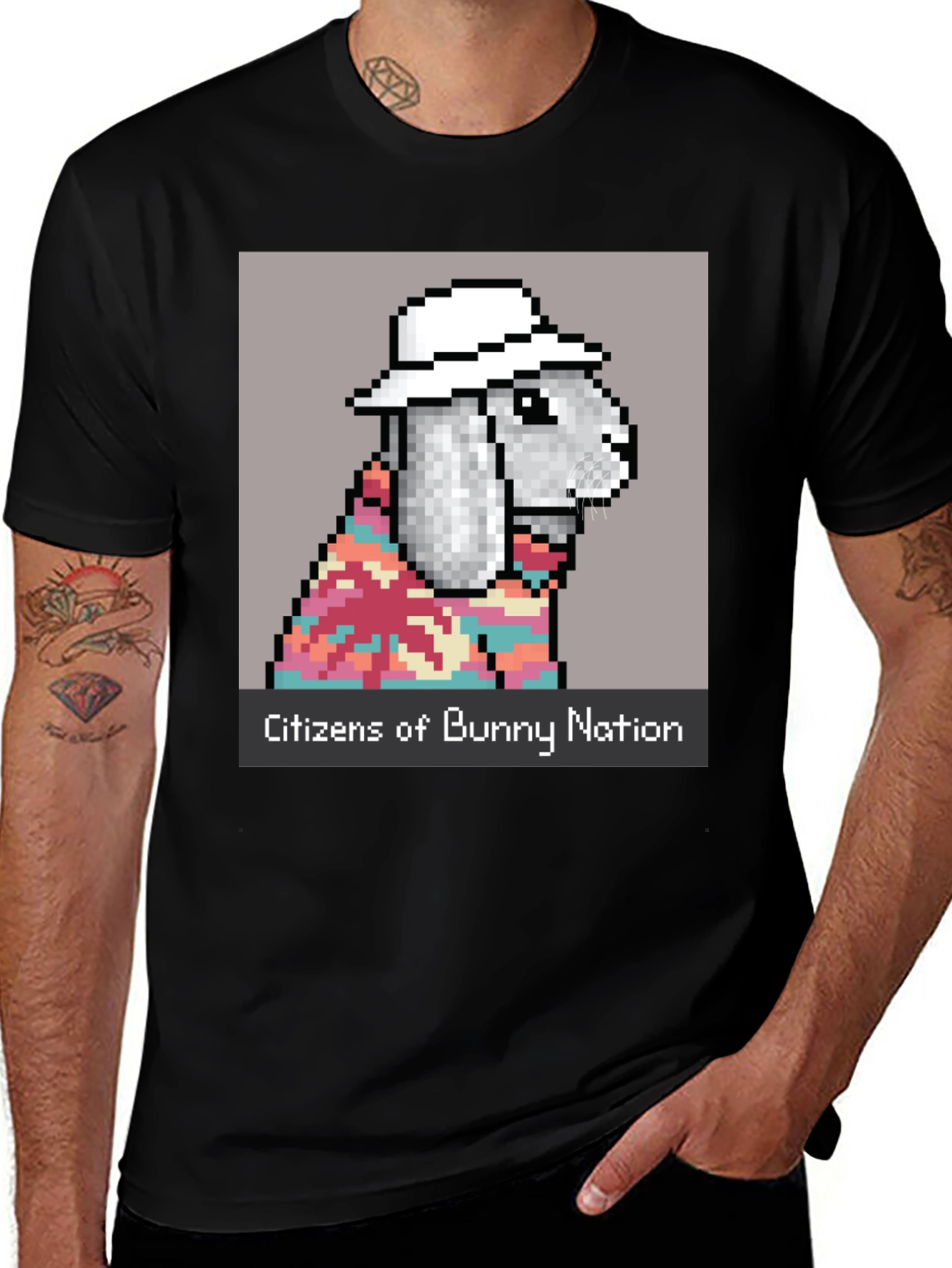 Variant 11 of Citizens of Bunny Nation Graphic Tee