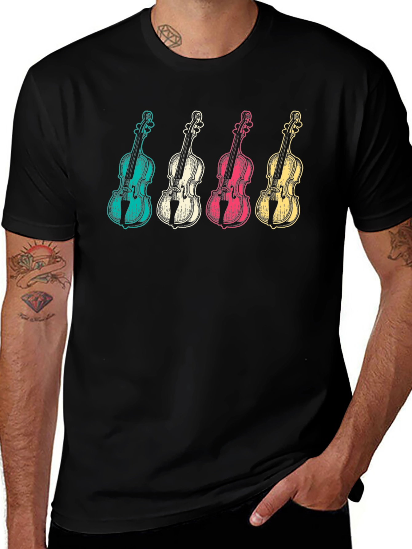 Variant 19 of Violin T-Shirt - Music Lover Tee