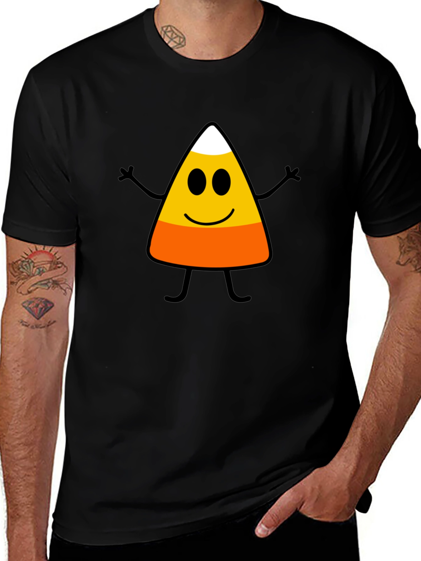 Variant 15 of Funny Candy Corn Halloween Graphic T-Shirt