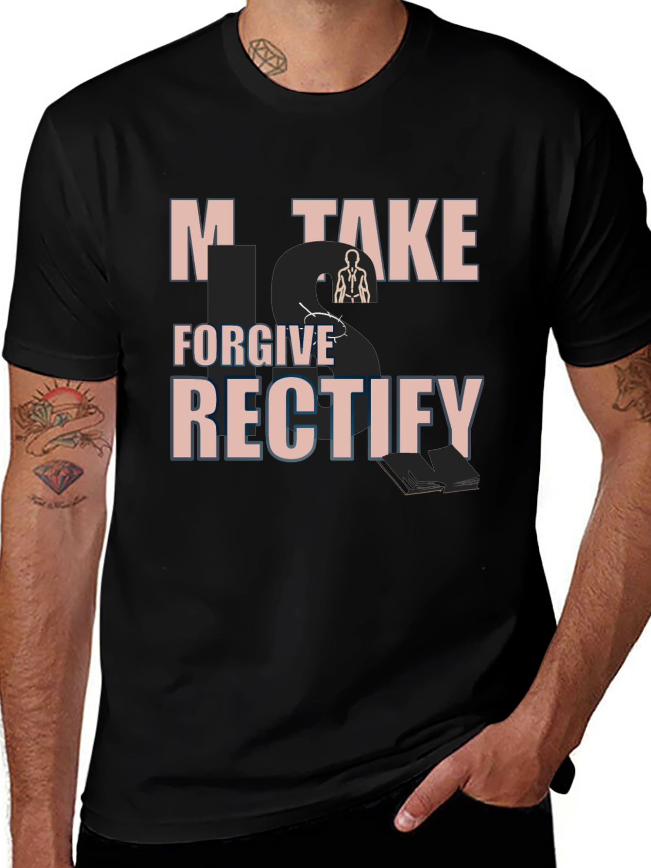 Variant 11 of Mistake Forgive Rectify Graphic Tee