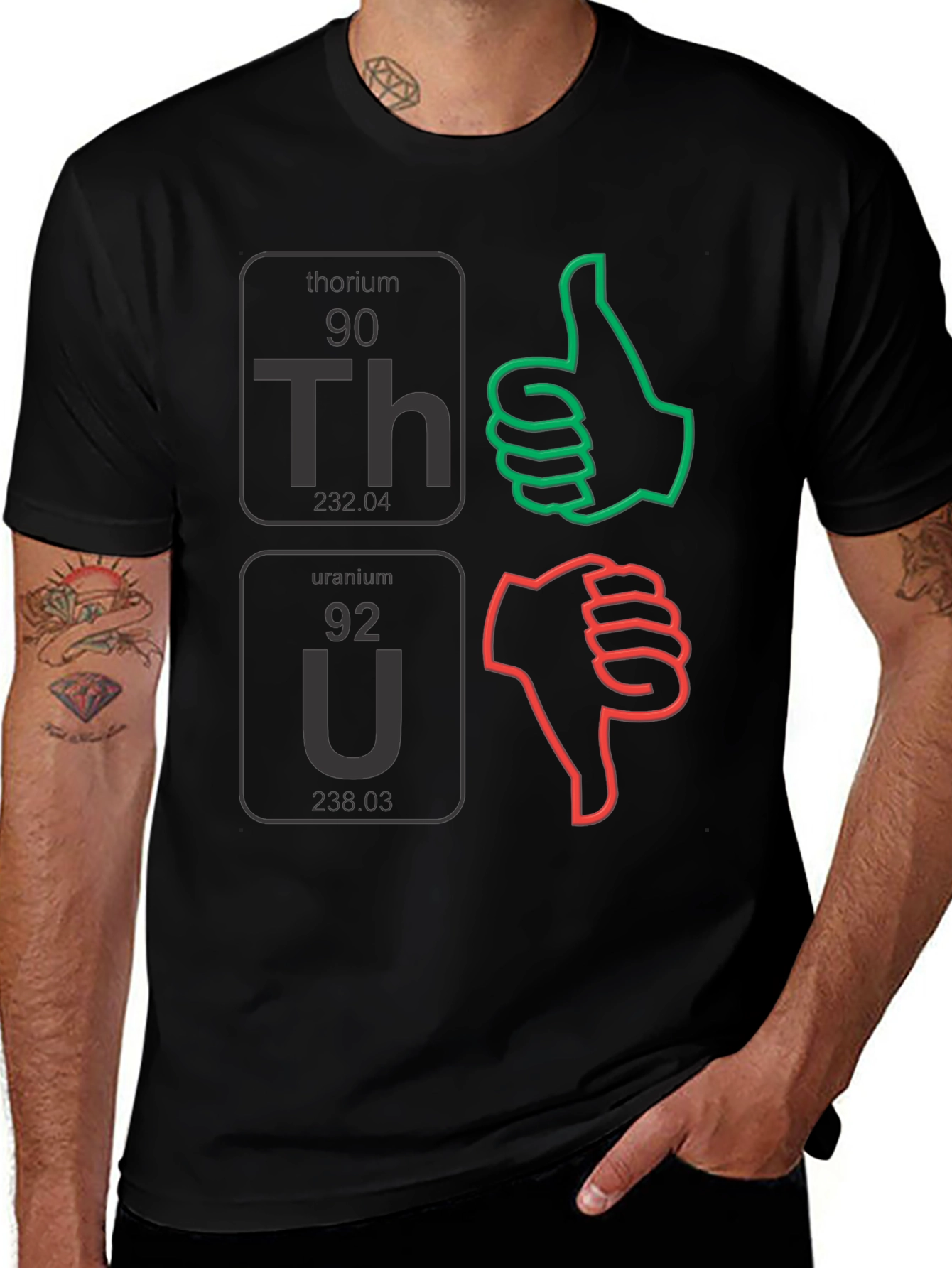 Science Humor T-Shirt: Thorium & Uranium Approval