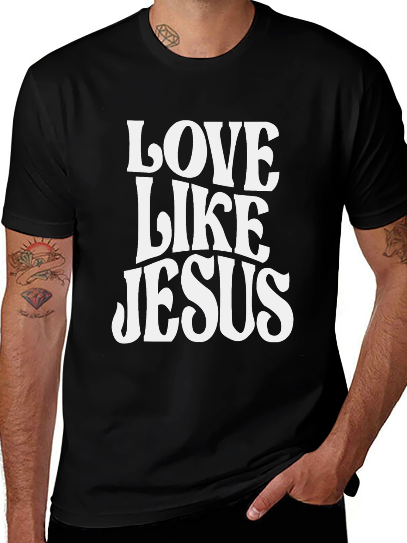 Love Like Jesus Graphic Tee - Christian T-Shirt