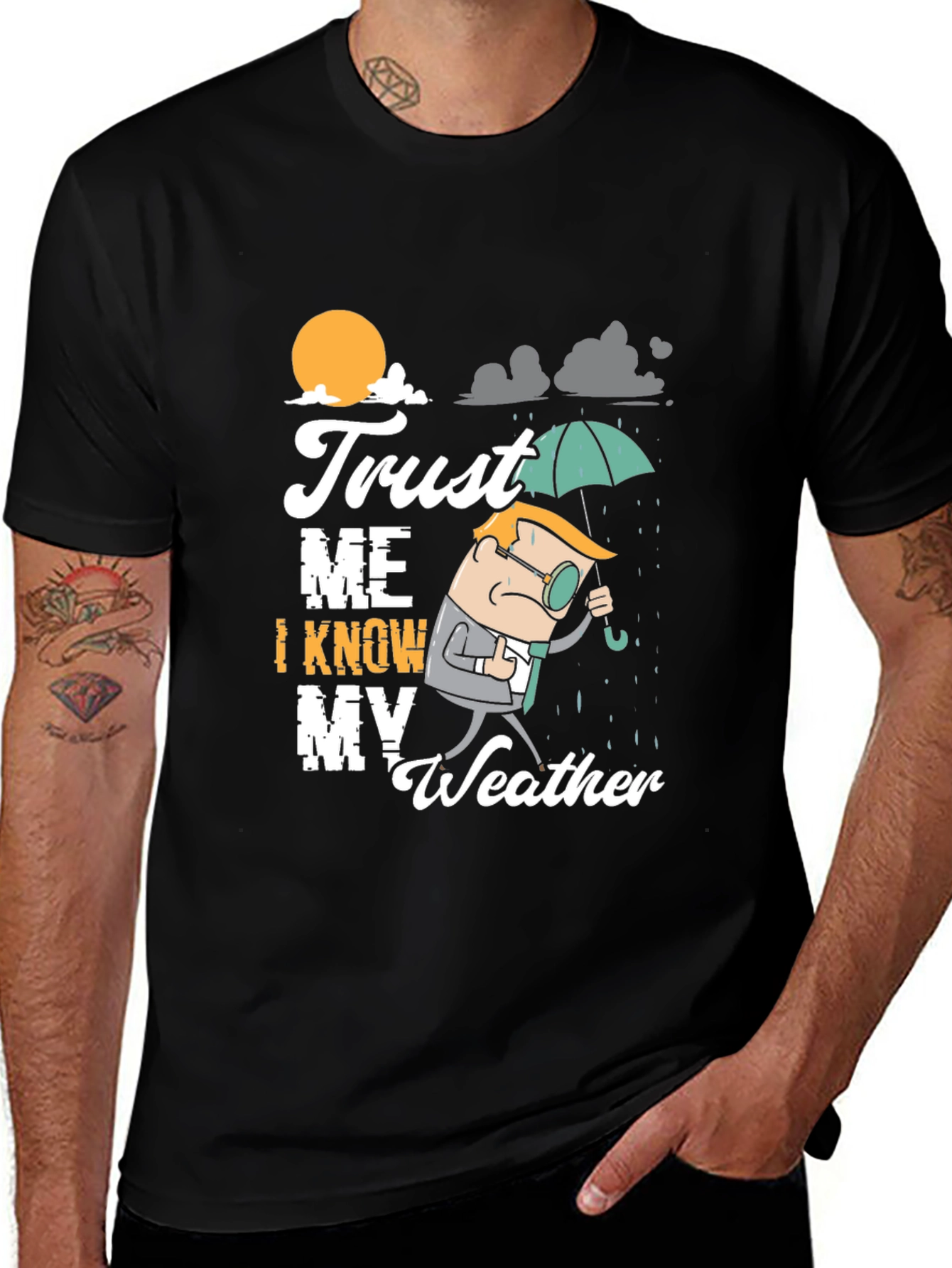 Variant 19 of Trust Me I Know My Weather T-Shirt