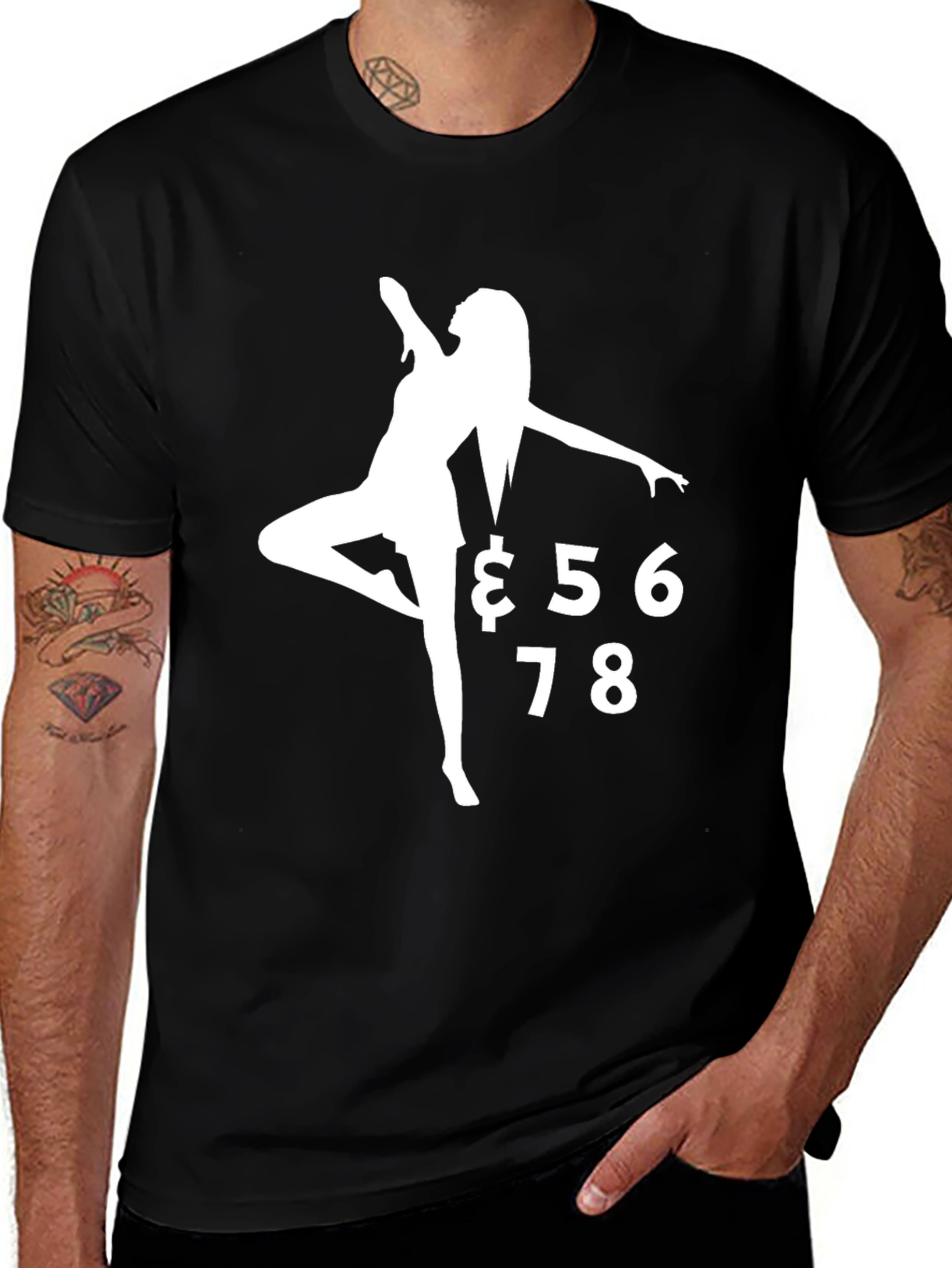 Variant 12 of Silhouette Dance Black T-Shirt