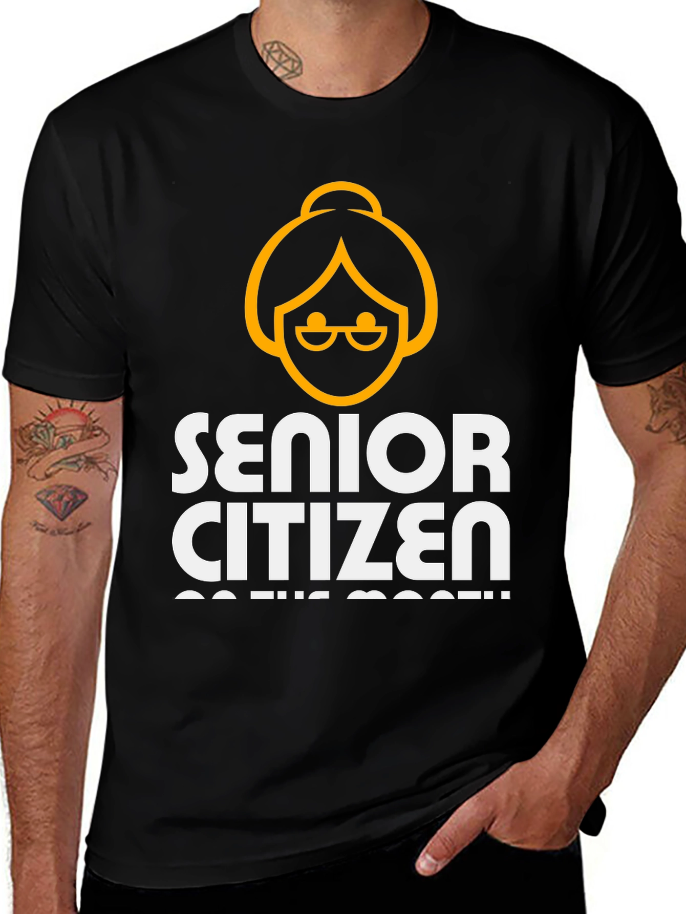 Variant 16 of Senior Citizen T-Shirt - "On The Loose"