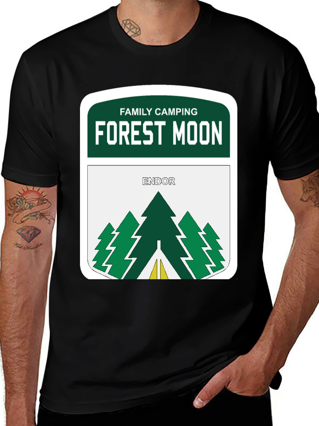 Endor Forest Moon Camping T-Shirt