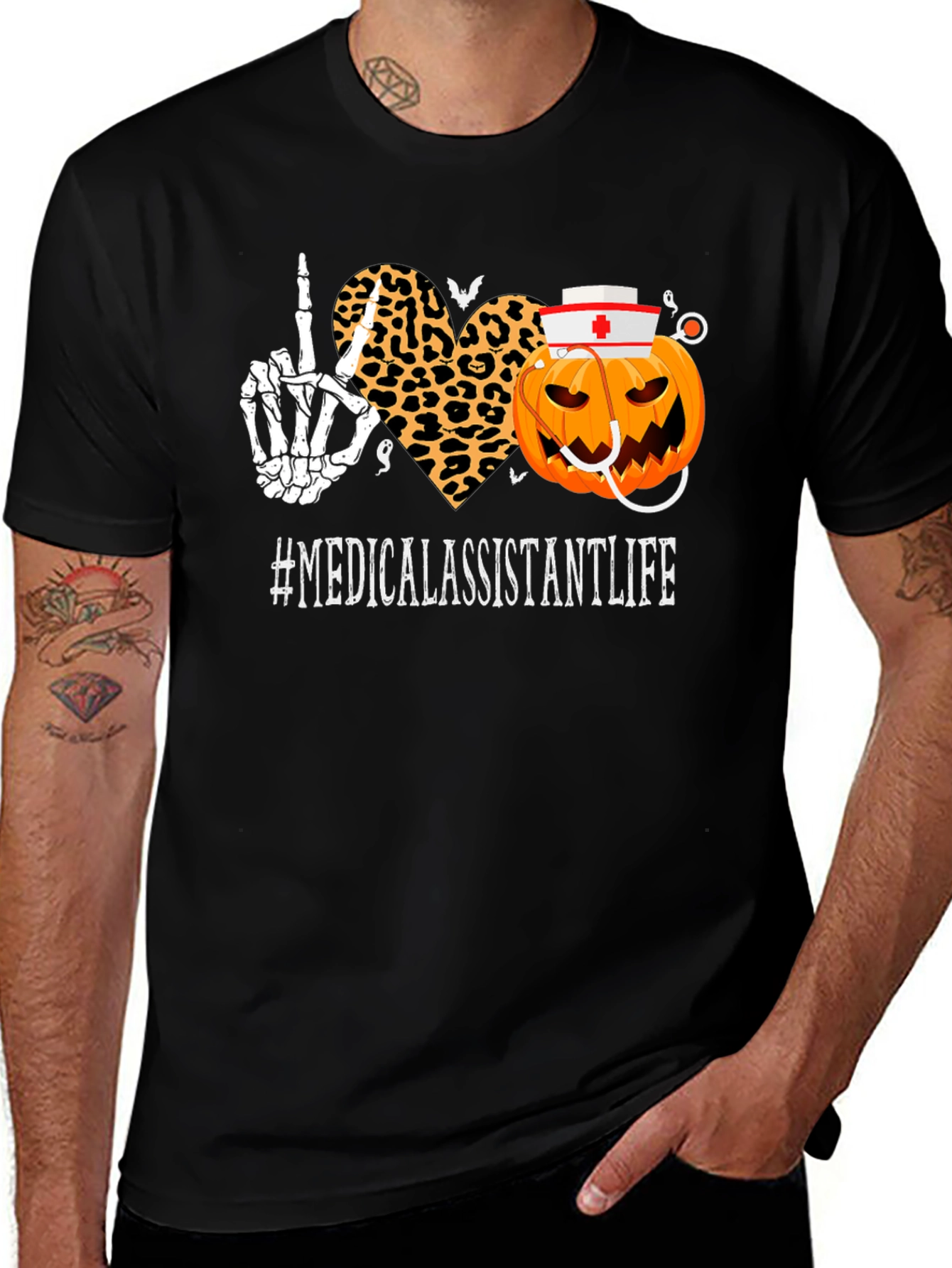Medical Assistant Life Halloween Graphic T-Shirt