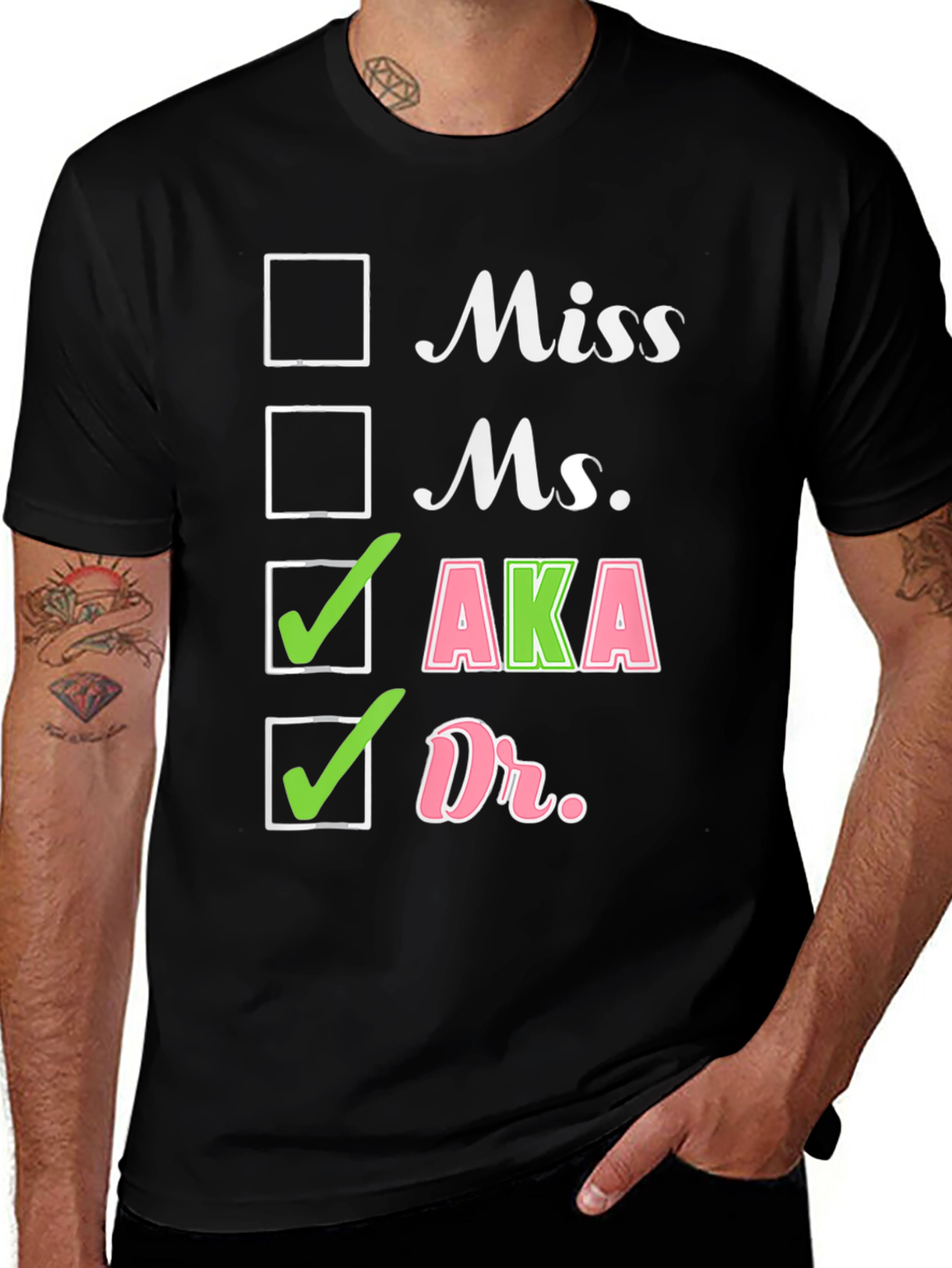 Variant 16 of AKA Dr. Checkbox T-Shirt