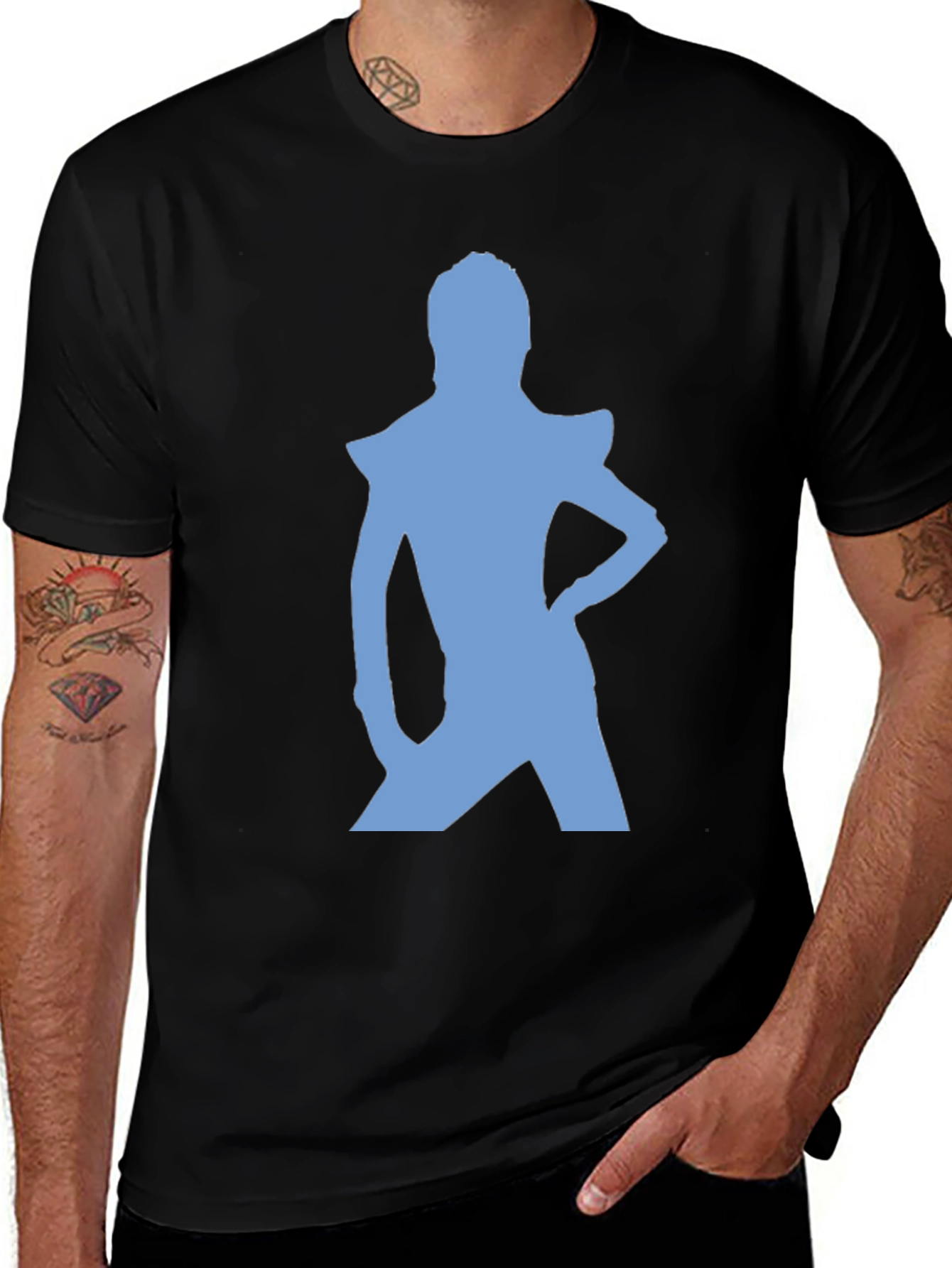 Variant 8 of Retro Starman Silhouette T-Shirt