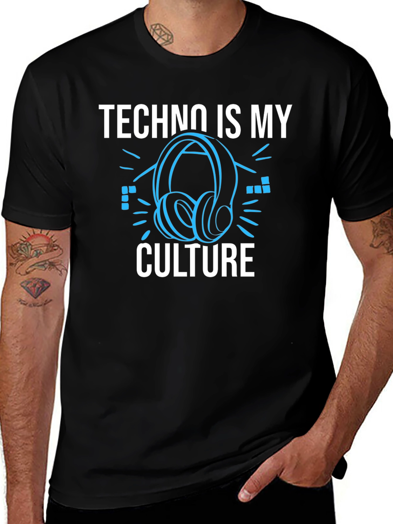 Variant 23 of Techno Is My Culture T-Shirt - Music Lover Tee