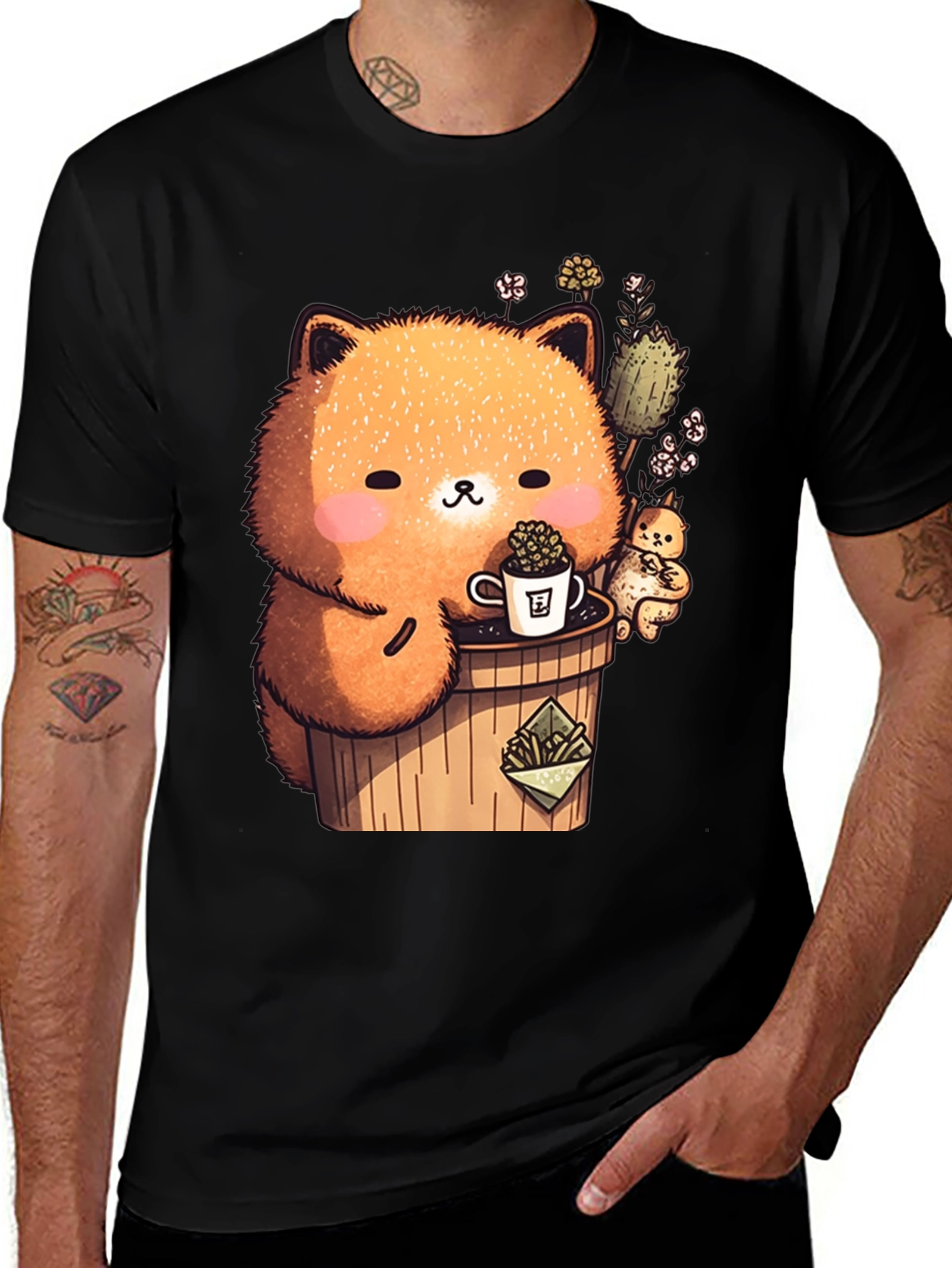 Variant 22 of Cute Kawaii Fox T-Shirt
